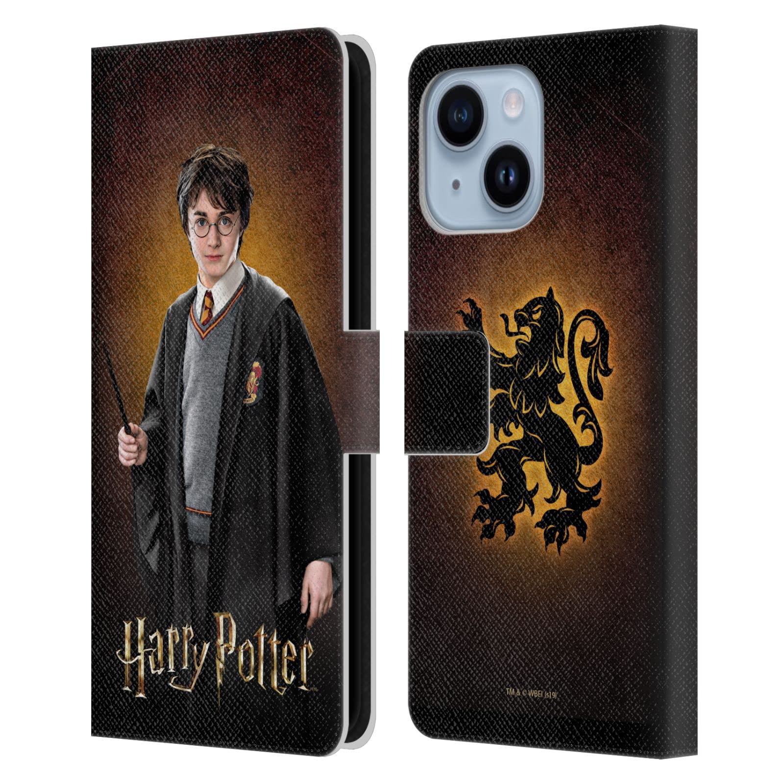 Étui Portefeuille Harry Potter pour iPhone 14 Plus en Cuir - 7
