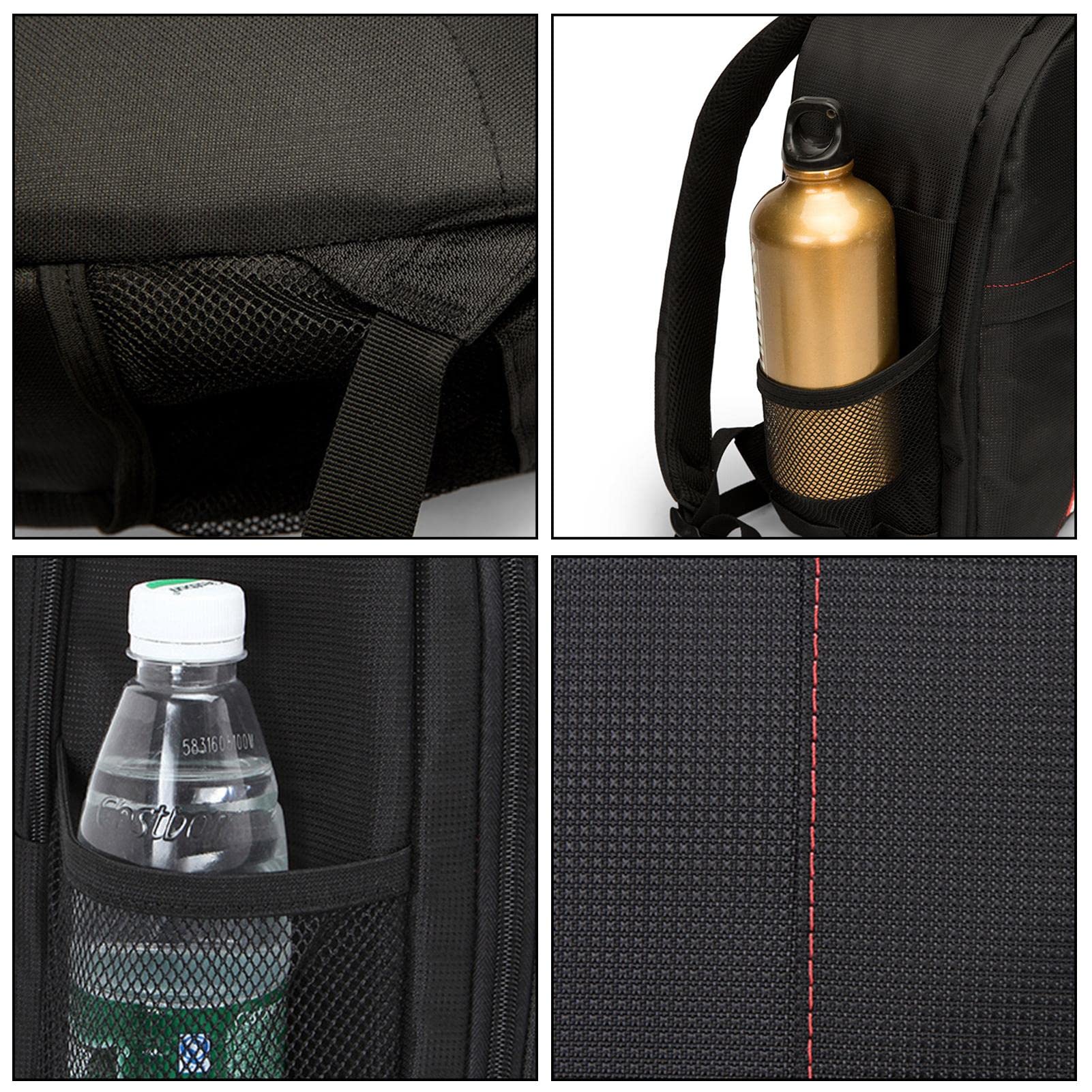 Sac à Photographie Voyage | Pochette étanche pour Appareil Photo avec Support de Trépied | Sac à Dos Photo Résistant à L'usure