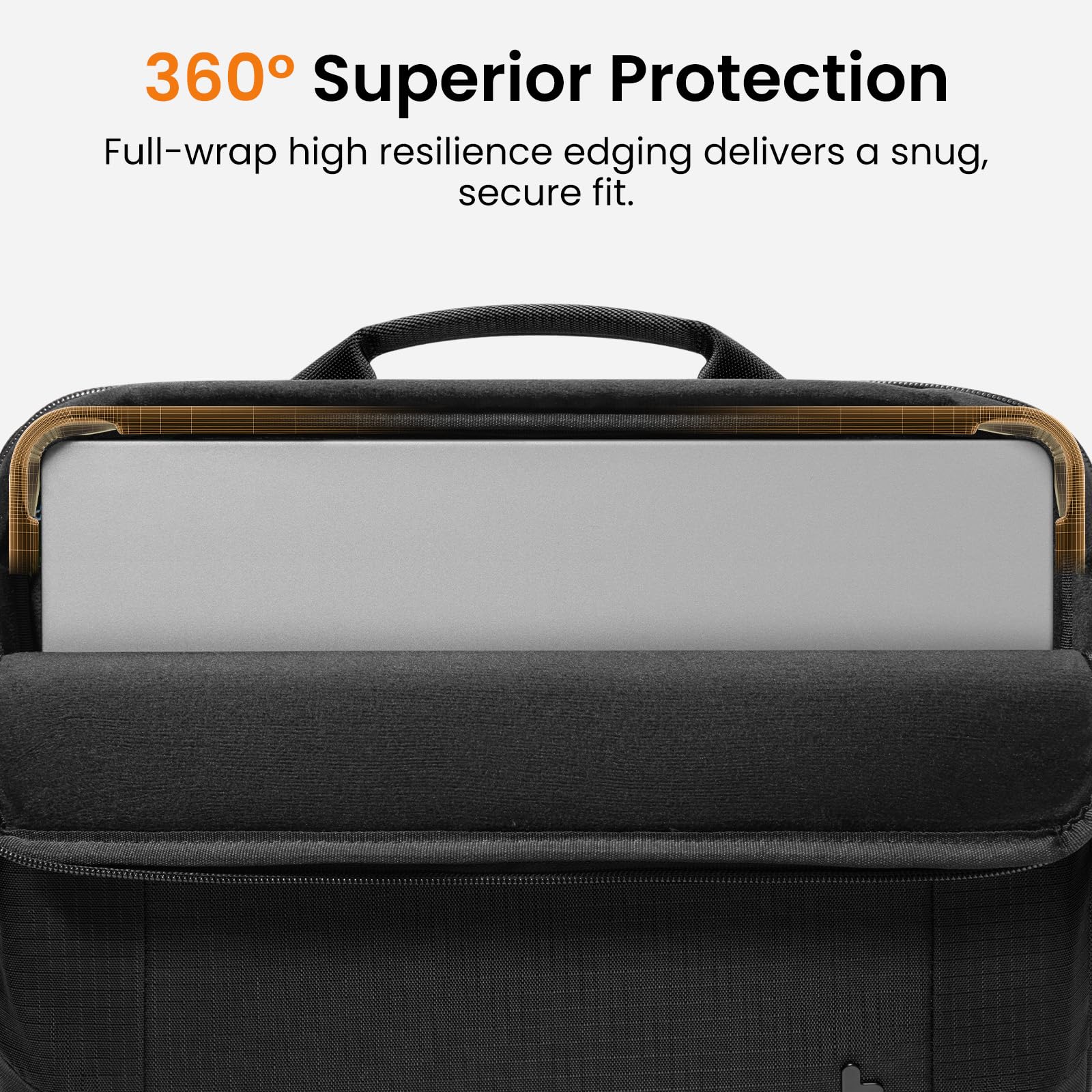 tomtoc Etui 360°, kompatybilne z 14 cali Acer, ASUS, Dell, HP, Lenovo Laptop Notebook Chromebook Ultrabook, komputer, wodoodporne, wszechstronna ochrona na laptopa, etui na laptopa