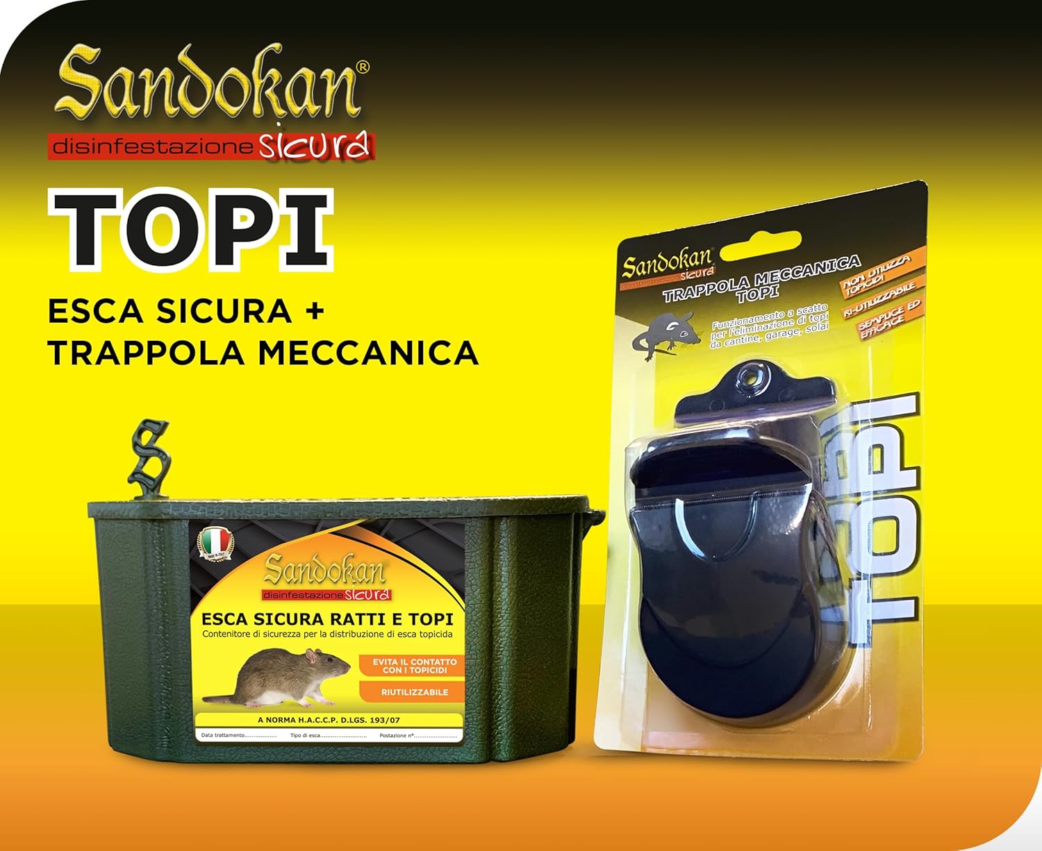 HACCP Storage Box Combo with Keys and Mouse Trap