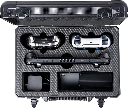 D DACCKIT Funda de transporte para Steam Deck - Estuche de almacenamiento para consola de vapor y accesorios