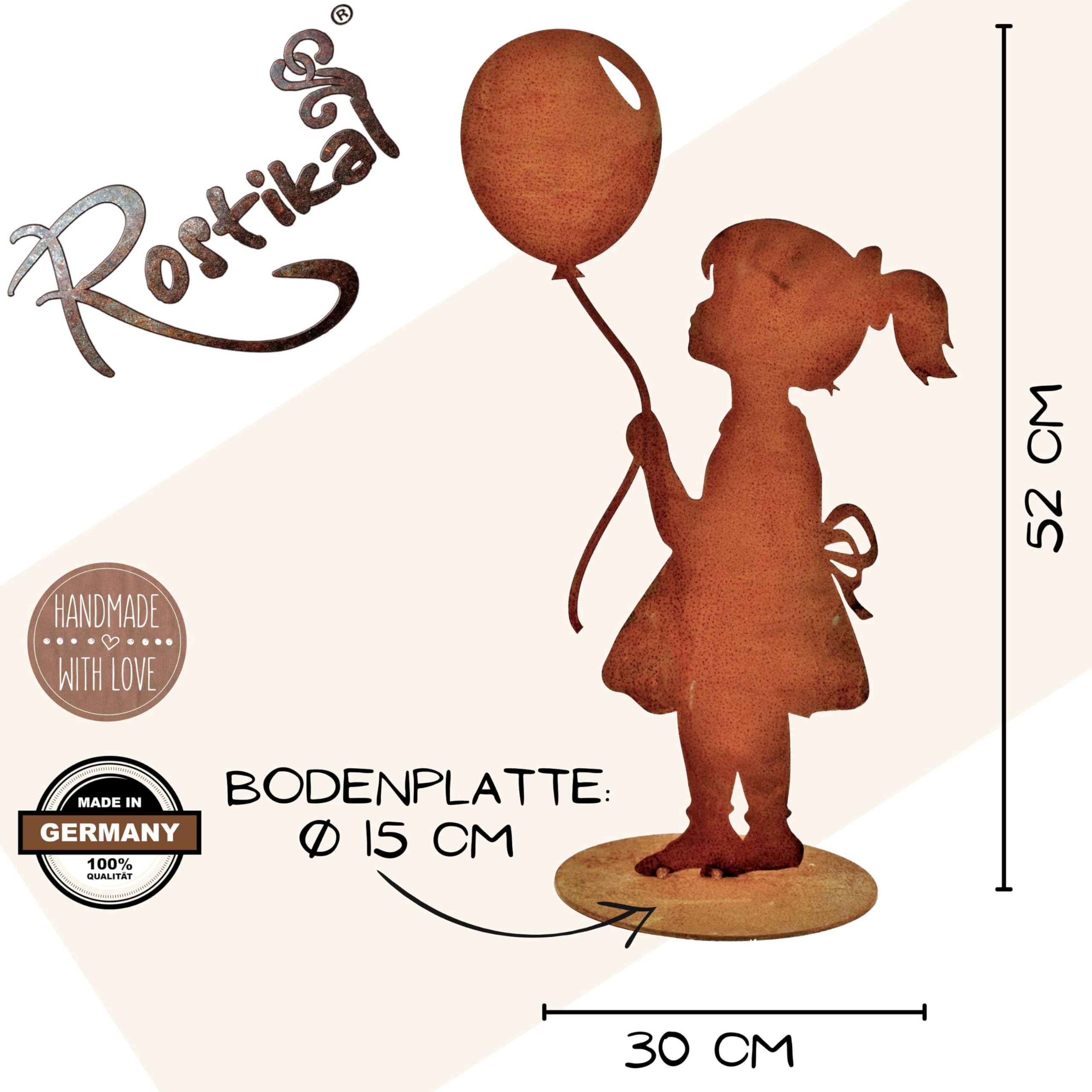 Edelrost Figuren Neu !! Windspiel Vogel 22 Cm Hoch Aus Metall In Edelrost  Gartendeko Ba - La Casa Gartenfiguren Mädchen, image size:2560x2560