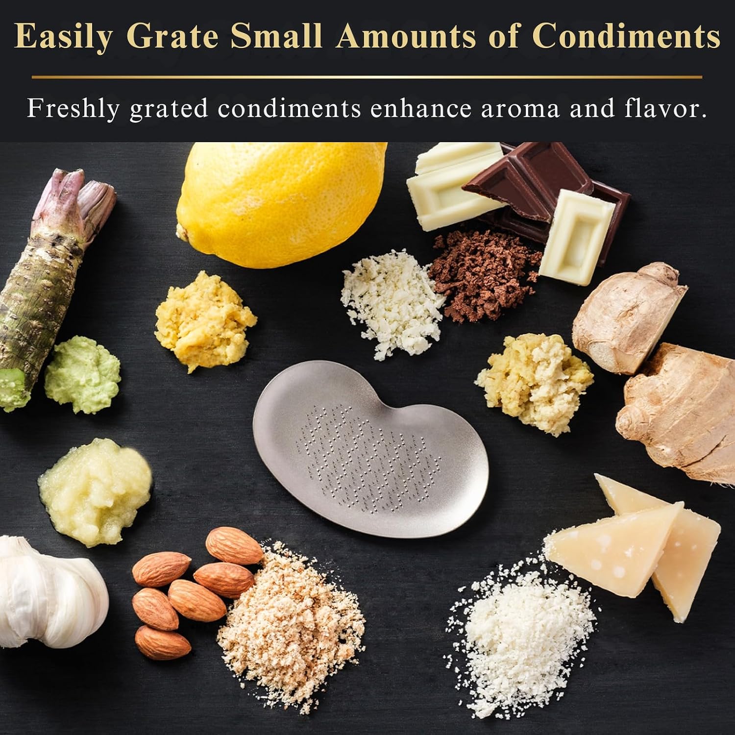 Japanese Titanium Grater – Made in Japan, 3.4 Inches Fine Grating