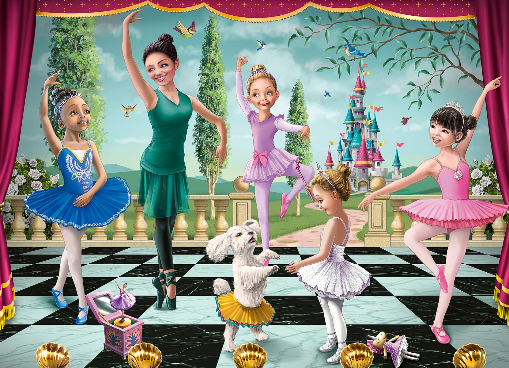 Ravensburger 60pc Ballet Rehearsal Jigsaw Puzzle for Kids Ages 4-8 - Every Piece Unique, Perfect Interlocking Fit