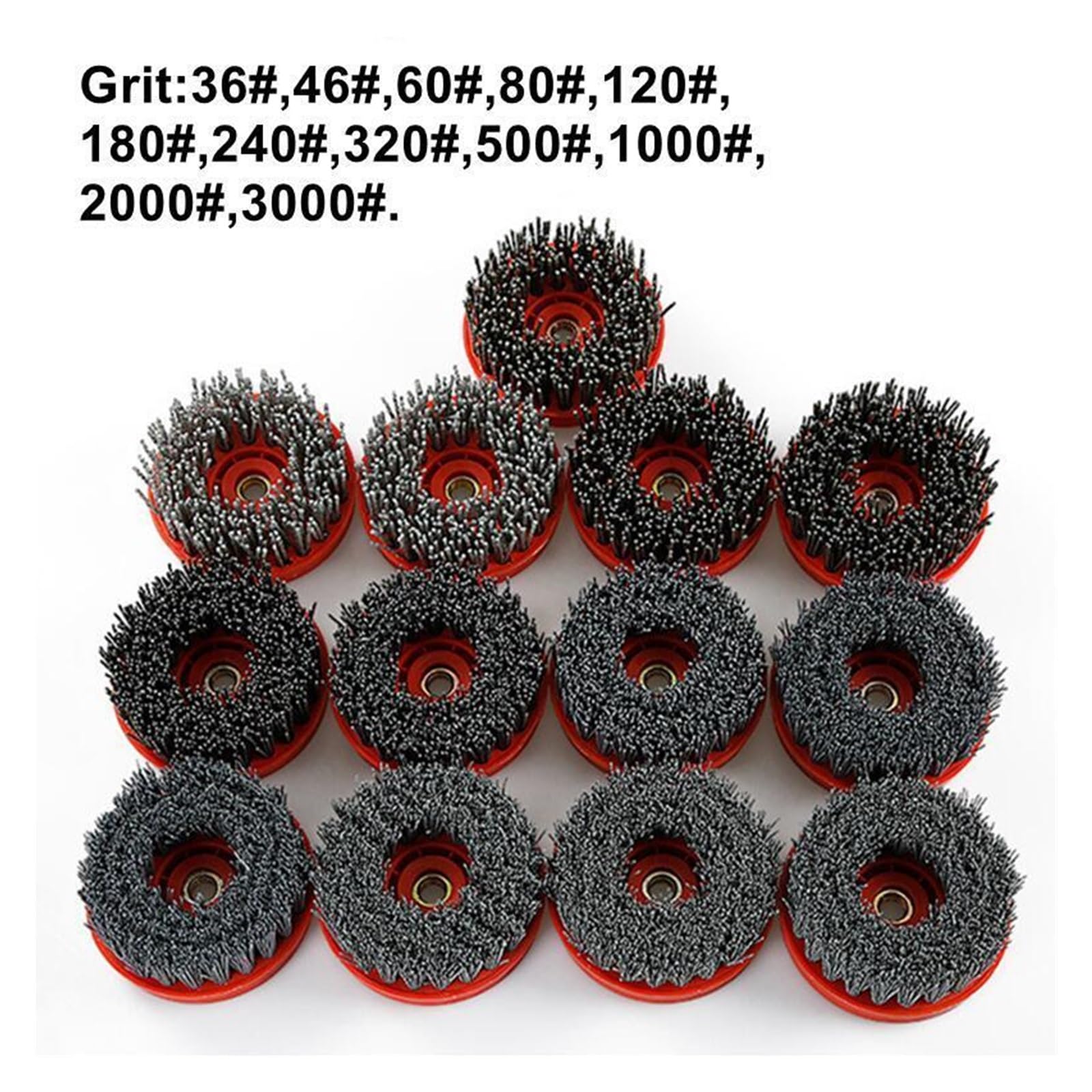 1 cepillo de copa nailon alambre abrasivo 4 pulgadas y 110mm for piedra, mármol, granito, Metal, pulido madera, limpieza antigüedades Adecuado para lijar y limpiar(60,M16)
