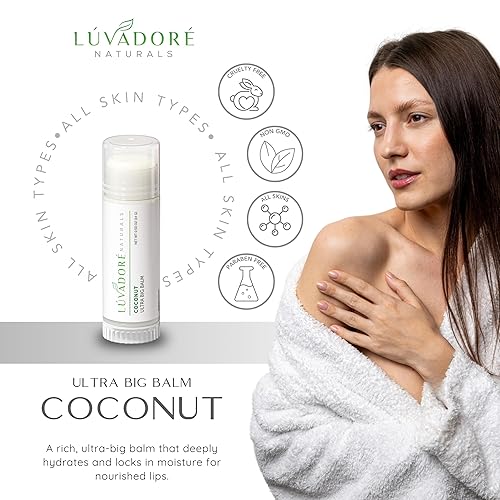 Very Berry Lip Balm Stick - Natural Waterproof Lip Moisturizer(Lip Balm Stick - Coconut)