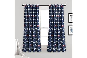 Lush Decor Race Cars Kids Car Curtains for Windows