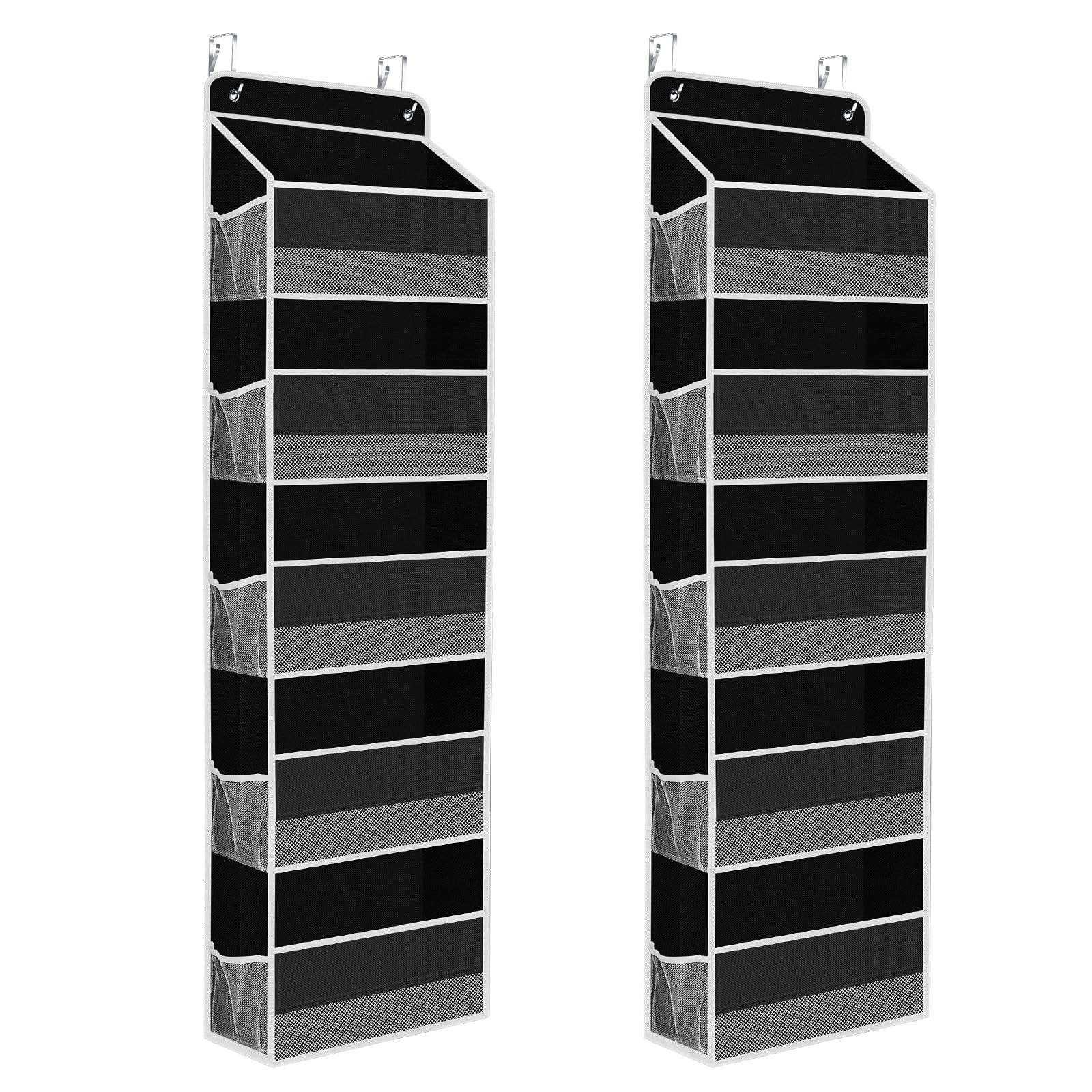2 Pcs Over The Door Organizer Large Capacity Hanging Storage Room Organizer
