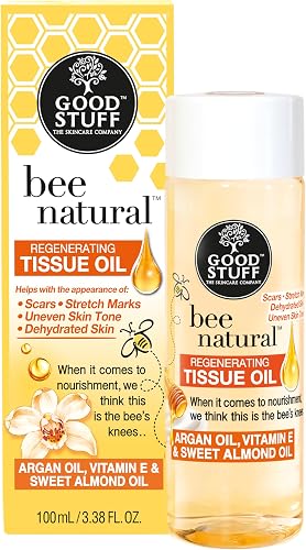 Good Stuff Bee Natural Argan Oil, Vitamin E and Sweet Almond Oil Tissue Oil 100 ml