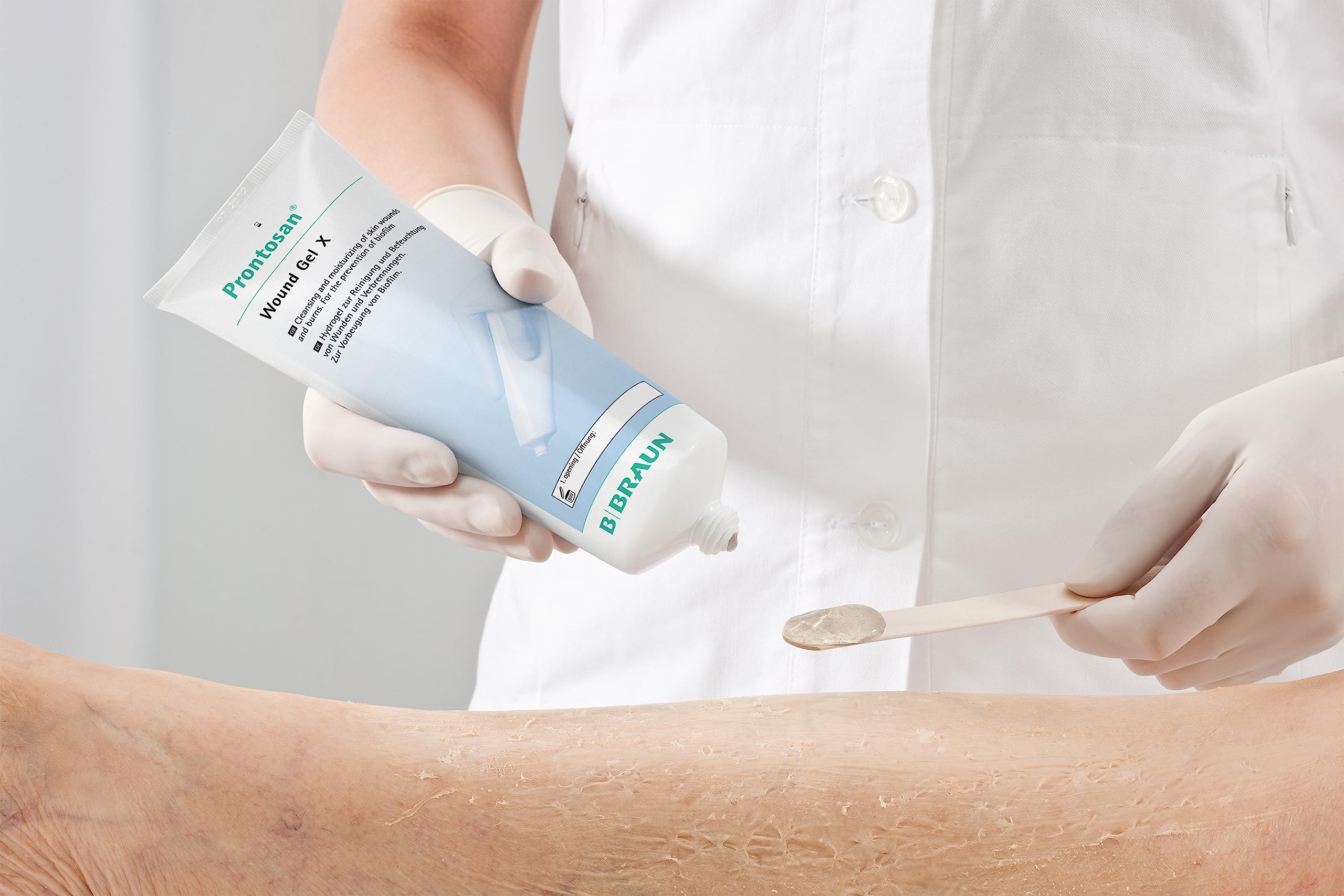 Prontosan Wound Gel X I Reinigung und Befeuchtung von akuten und chronischen Wunden und Verbrennungen I 250g Tube