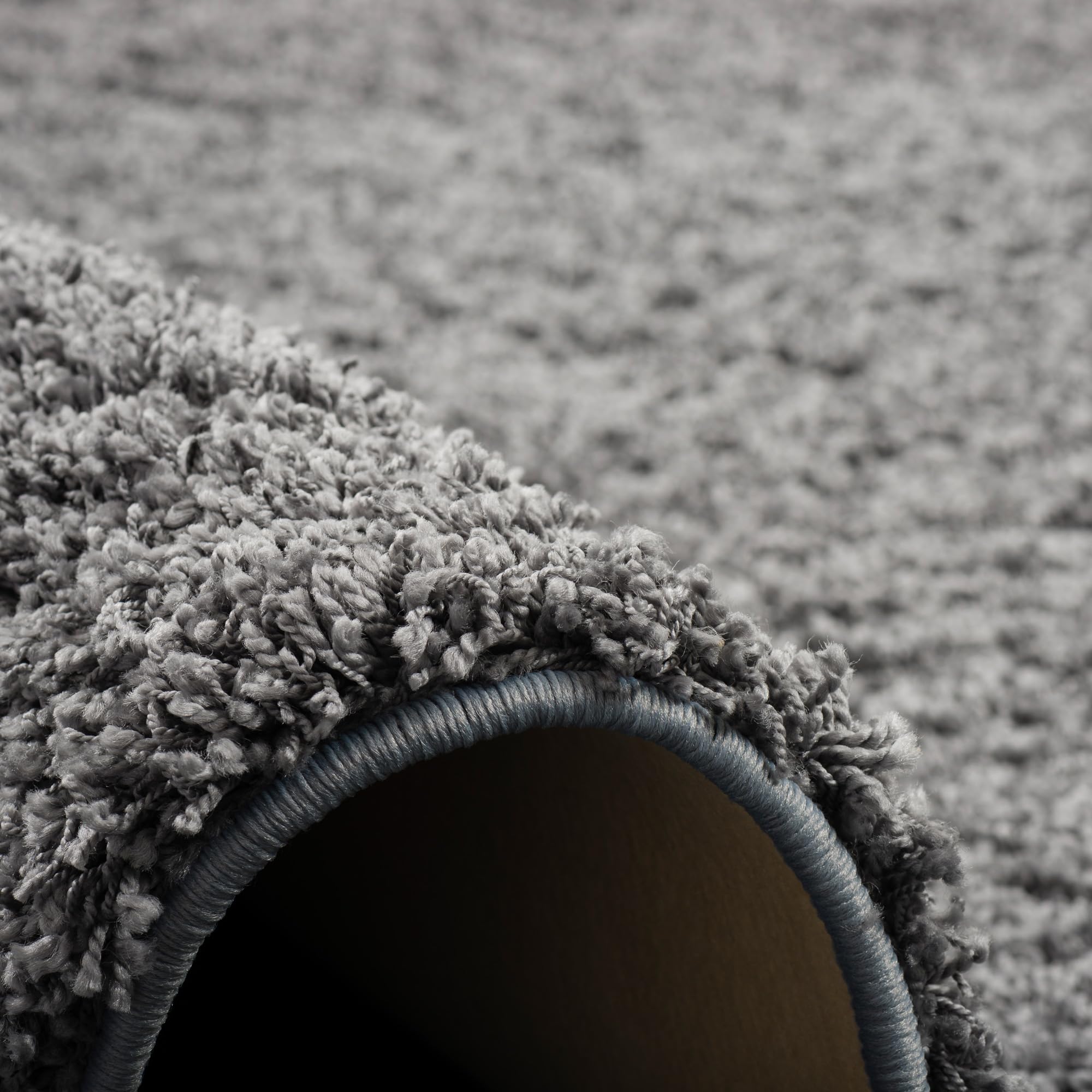 Tapis couloir shaggy Milano gris - 100% polypropylène, poil 43 mm, doux et facile à entretenir, sans substances nocives, idéal pour couloir, cuisine ou chambre, maison cosy, moderne et durable