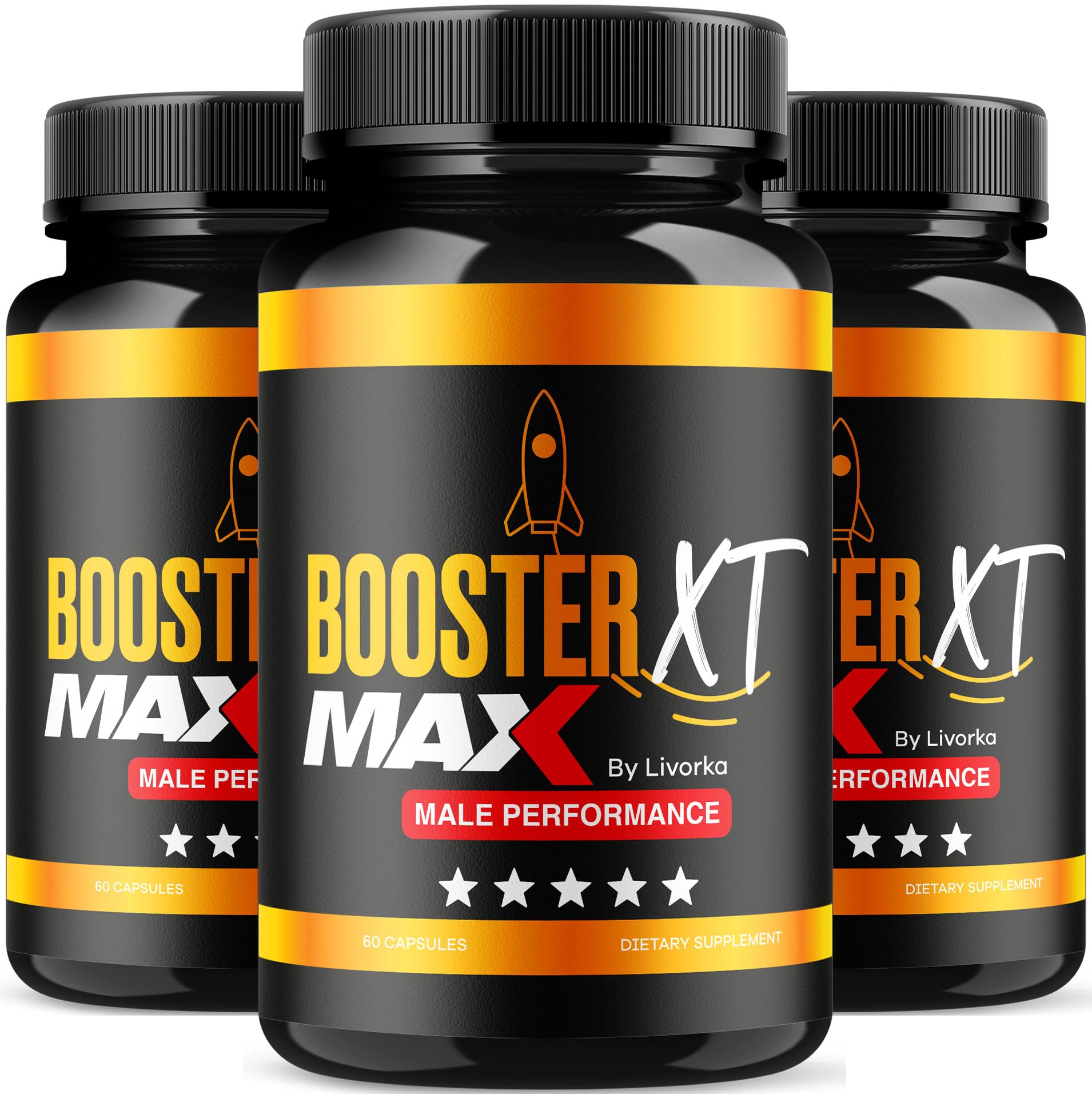 (3 Pack) Booster XT For Men, MAX Strength Men's Supplement, Booster XT, Booster XT for Men Reviews, BoosterXT, Booster XT Reviews, Buster XT, Booster X T Capsules Pro Supplement Pastilla, 180 Capsules