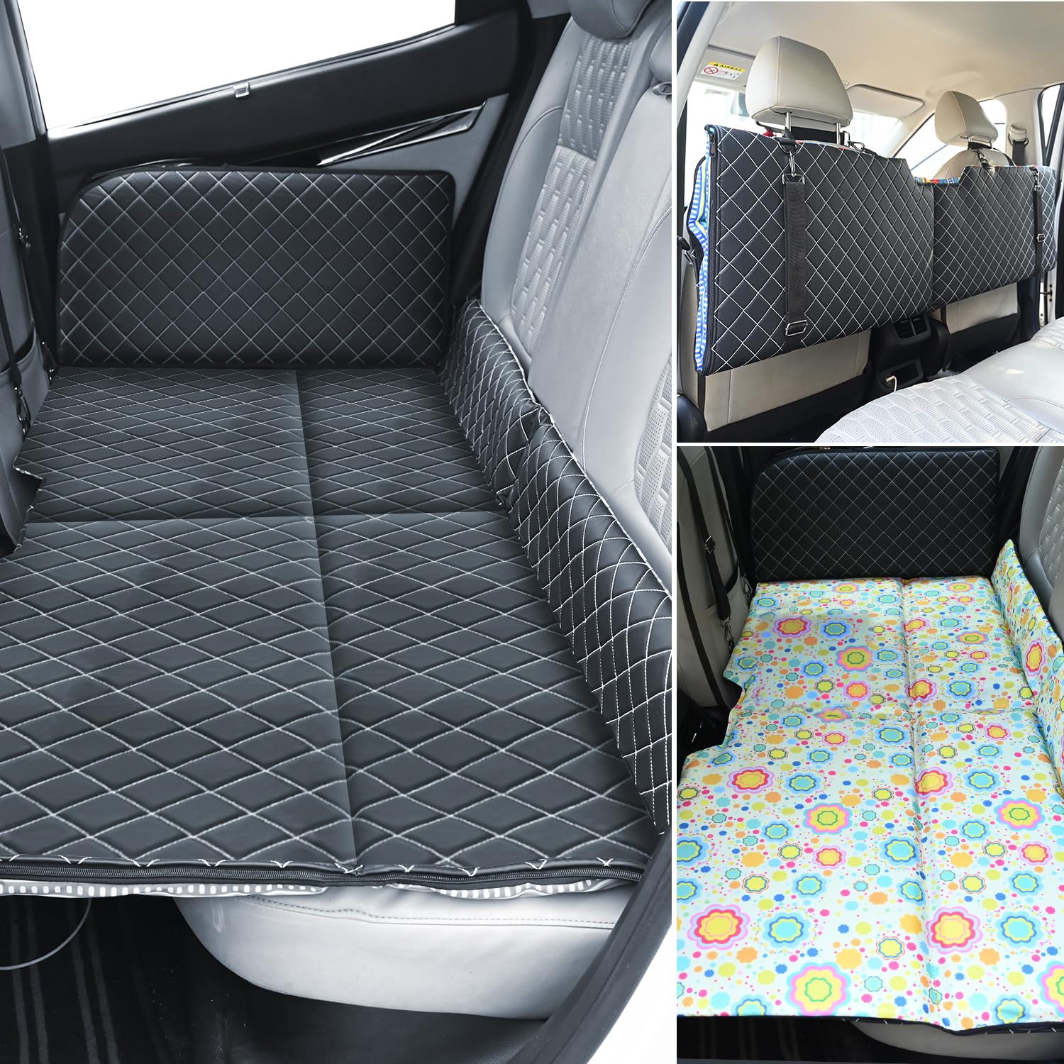 Allextreme S35 Non Inflatable Car Bed Mattress Double-Sided Back Seat 