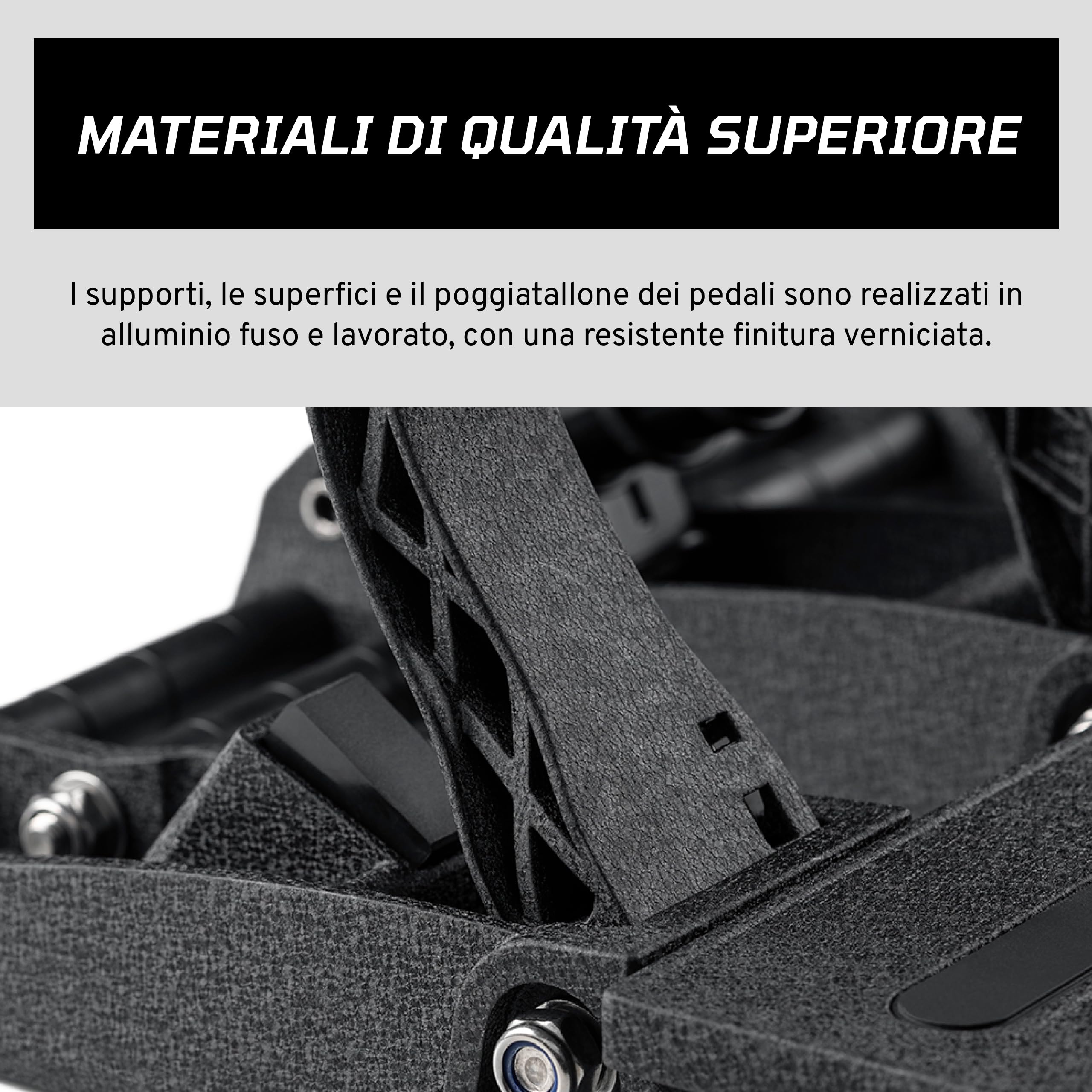 Fanatec CSL Elite Pedals V2 Set di 3 Pedali con Freno a Cella di Carico a Doppio Stadio Sensori ad Effetto Hall