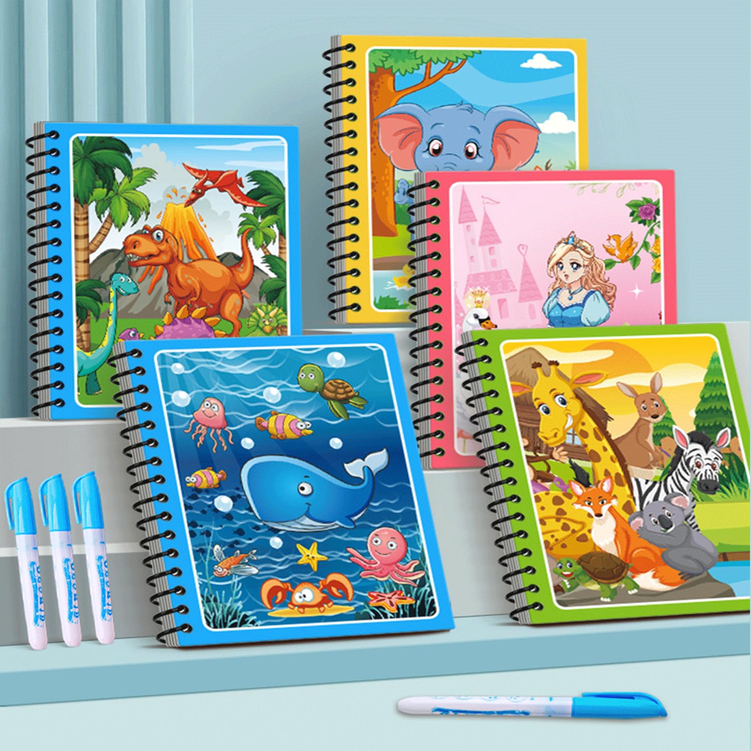 Water Colouring Books for Kids - 2 Pack! -7