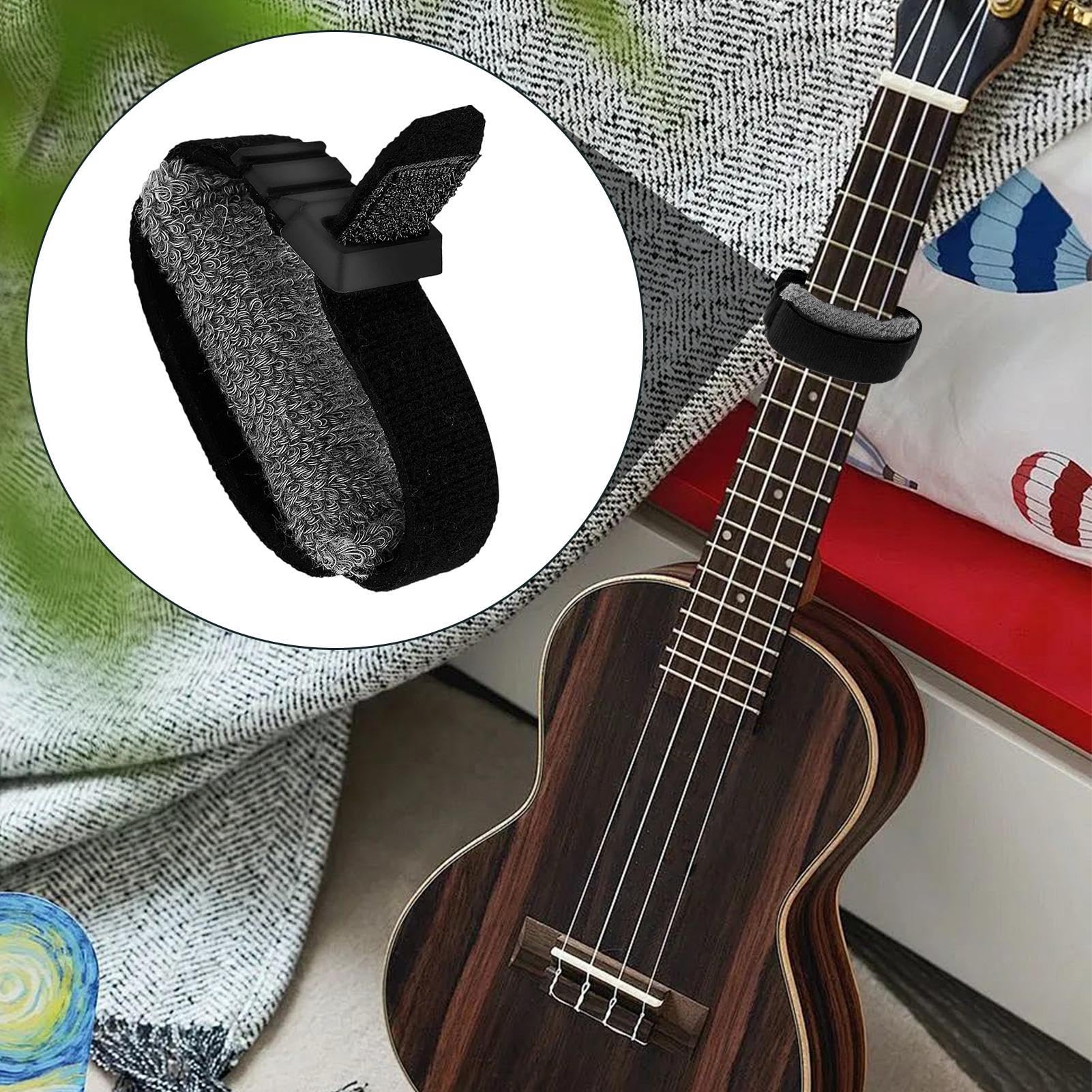 FRET WRAP | Involucri Di Chitarra Regolabili | Stringa Di Chitarra Muta Smorzatori | String Cover Bass Muffler Silenziante Tasto Tasso Mute Accessori Musicali Per Ukulele Bass Guitar String - Foto 6