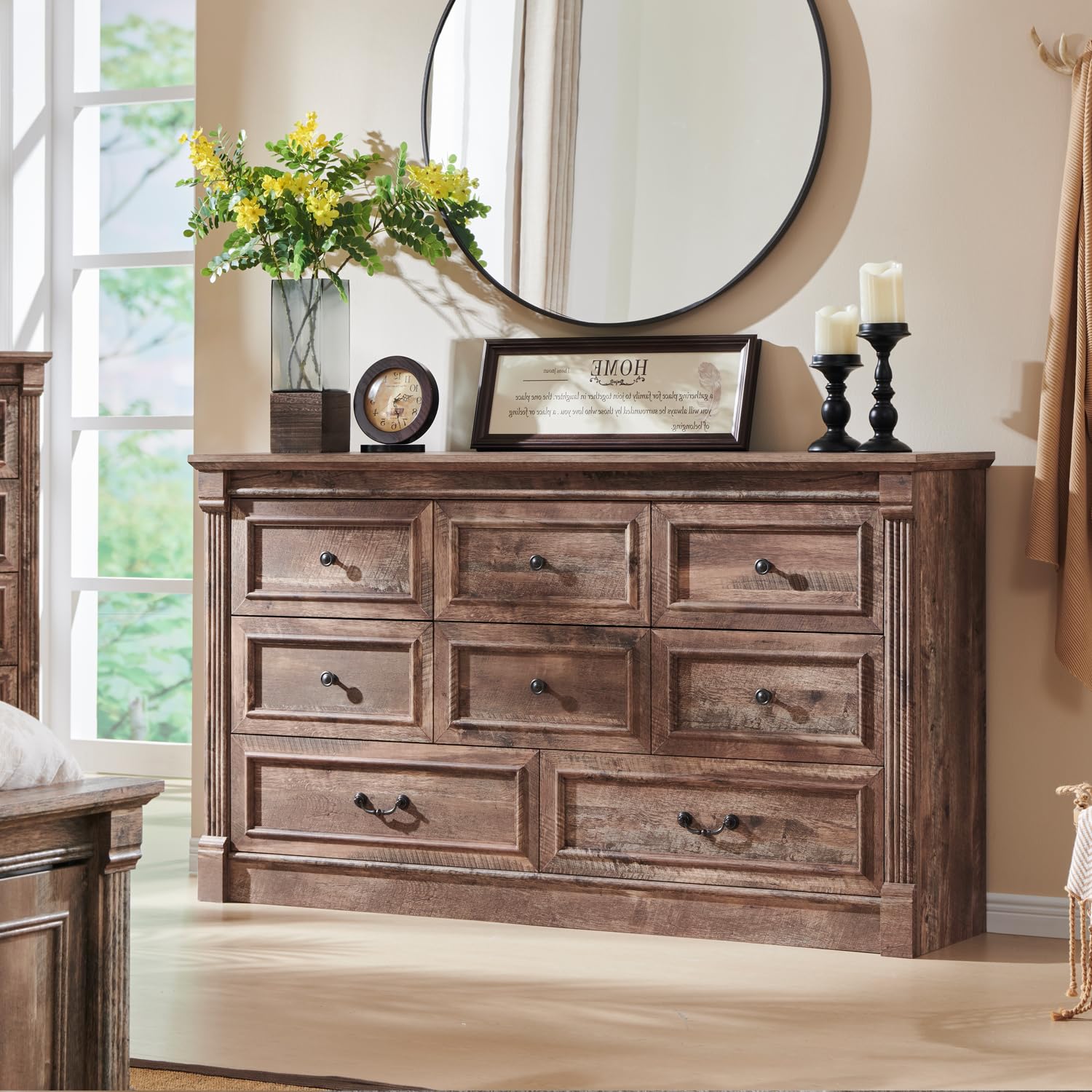 blue dress for baby girl Small 8 Drawer Dresser – Rustic Furniture Depot main image 1