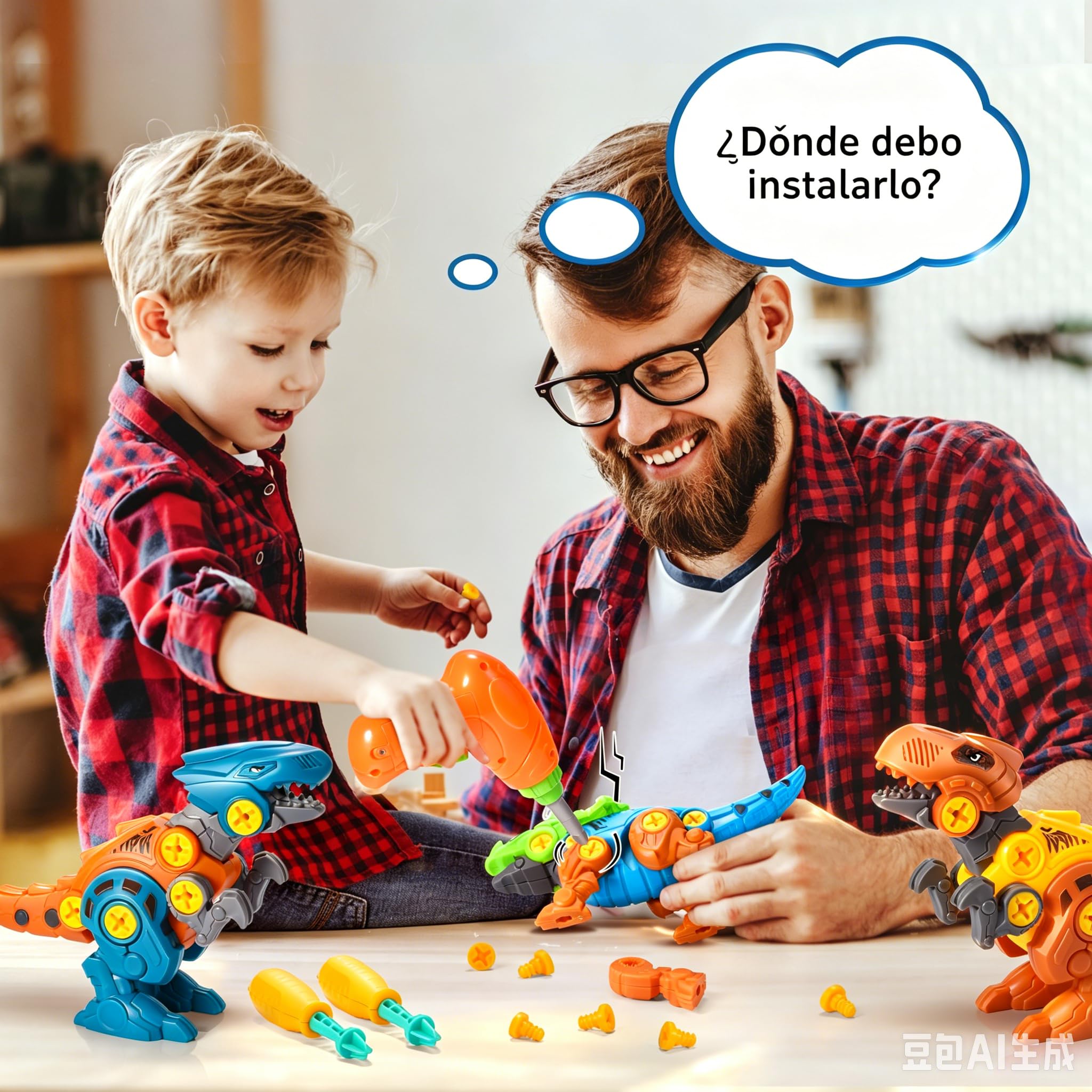Toyzey Juguetes de Dinosaurios 3-9 Años - Set de Construcción Regalo Educativo