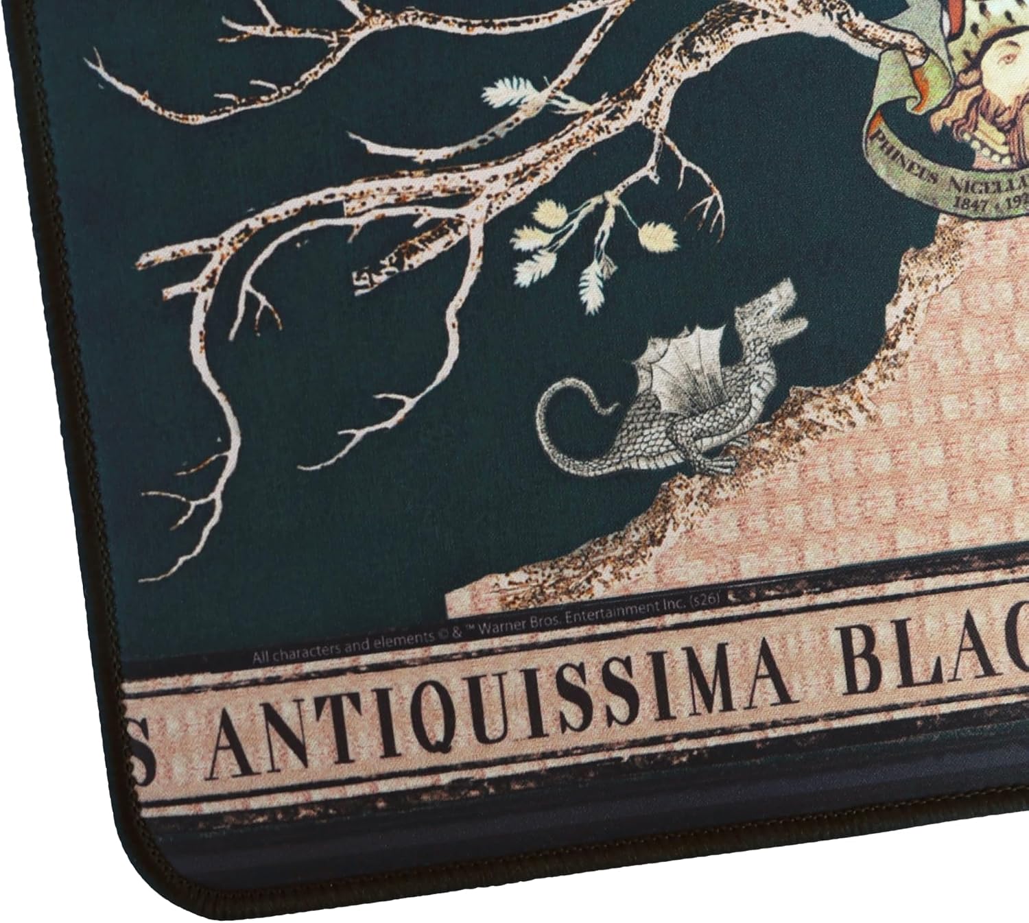 Conquest Harry Potter House of Black Oversized Desk Mat (13.7'' x 31.5'') image 4