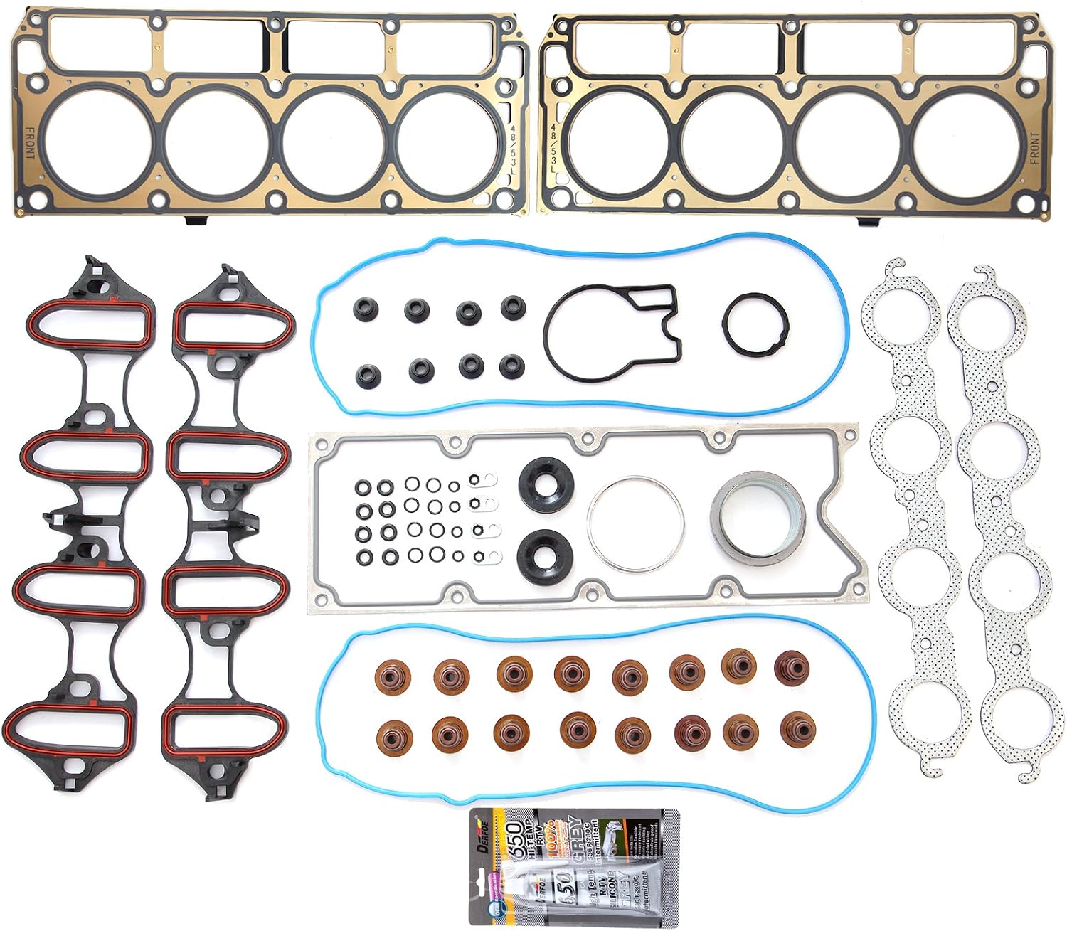 SCITOO MLS Head Gasket Kits Replacement Compatible for GMC Savana Yukon XL for Isuzu Ascender for Chevrolet Tahoe 4.8L 5.3L 2002-2011 Automotive Engine Cylinder Head Gaskets Set Kit