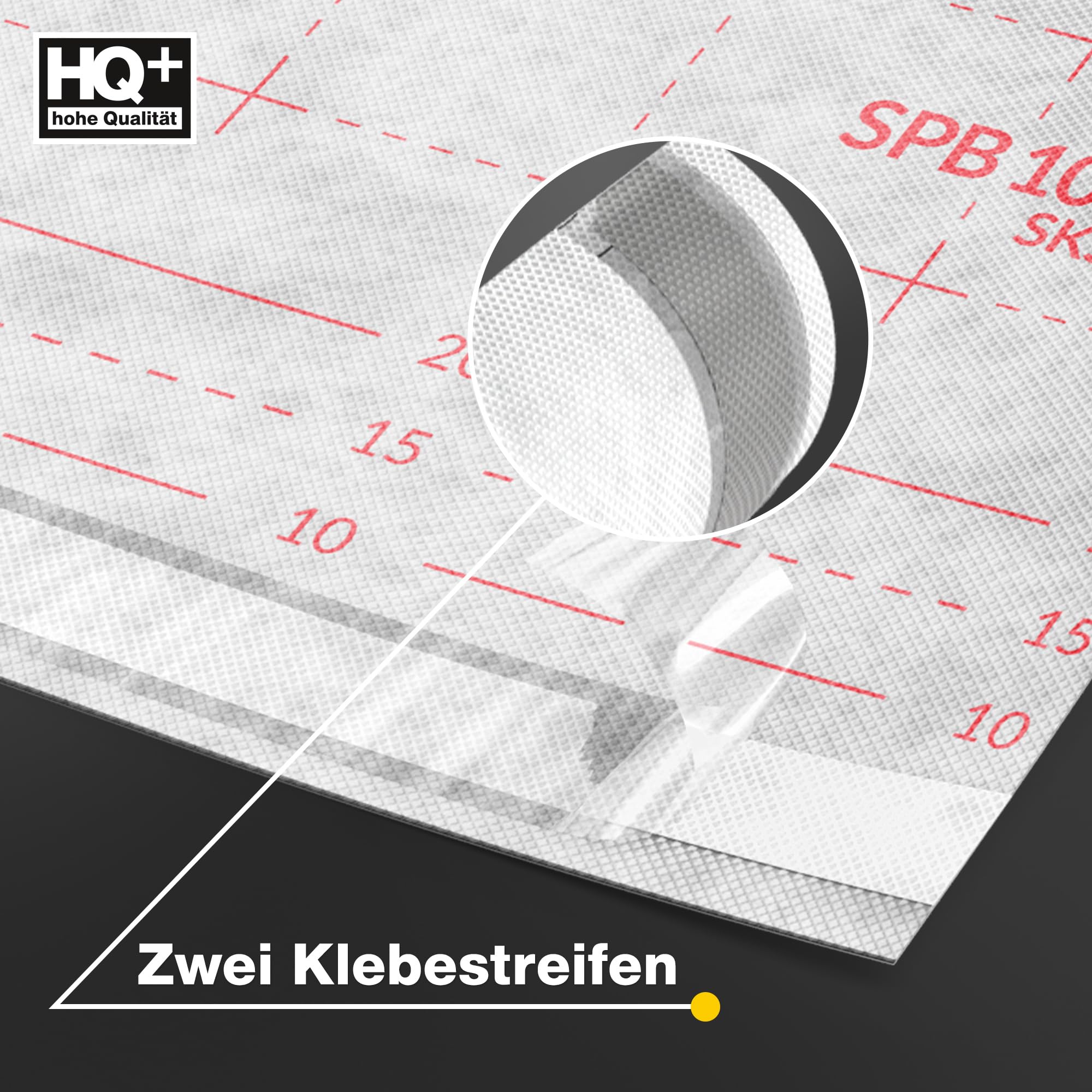 Isolbau Unterspannbahn Dach SPB 100 SKS, 150 m² Rolle (1,5 x 100 m) - Selbstklebende Dachfolie 100 g/m² & 2 Klebestreifen - Dampfdurchlässige Unterdeckbahn, wasserdicht und witterungsbeständig