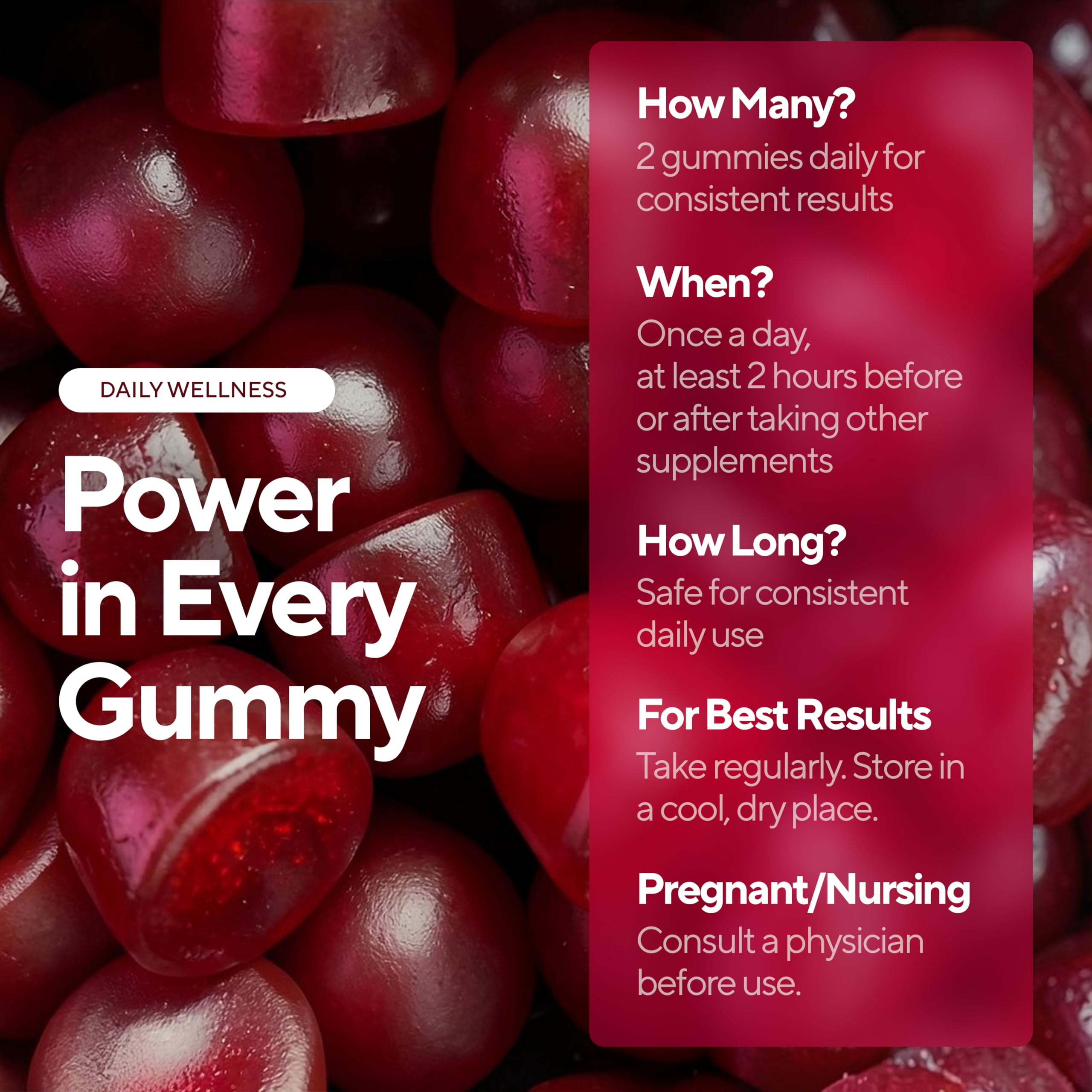 VitaUp Beet Root Gummies – Beetroot Gummies with CoQ10, Grape Seed, Vitamin C, B12 & B3 – Beets Gummies for Circulation Support – Beet Supplement for Energy & Immune Support – 60 Beets Chews — Amazon image 6