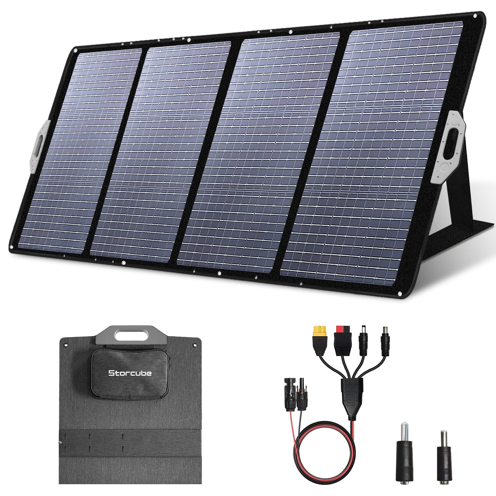 Pannello Solare Pieghevole 400W - Modulo Fotovoltaico/Caricatore Solare per Power Station Portatile e Generatore Solare, Impermeabile IP67, Pannello Fotovoltaico Portatile