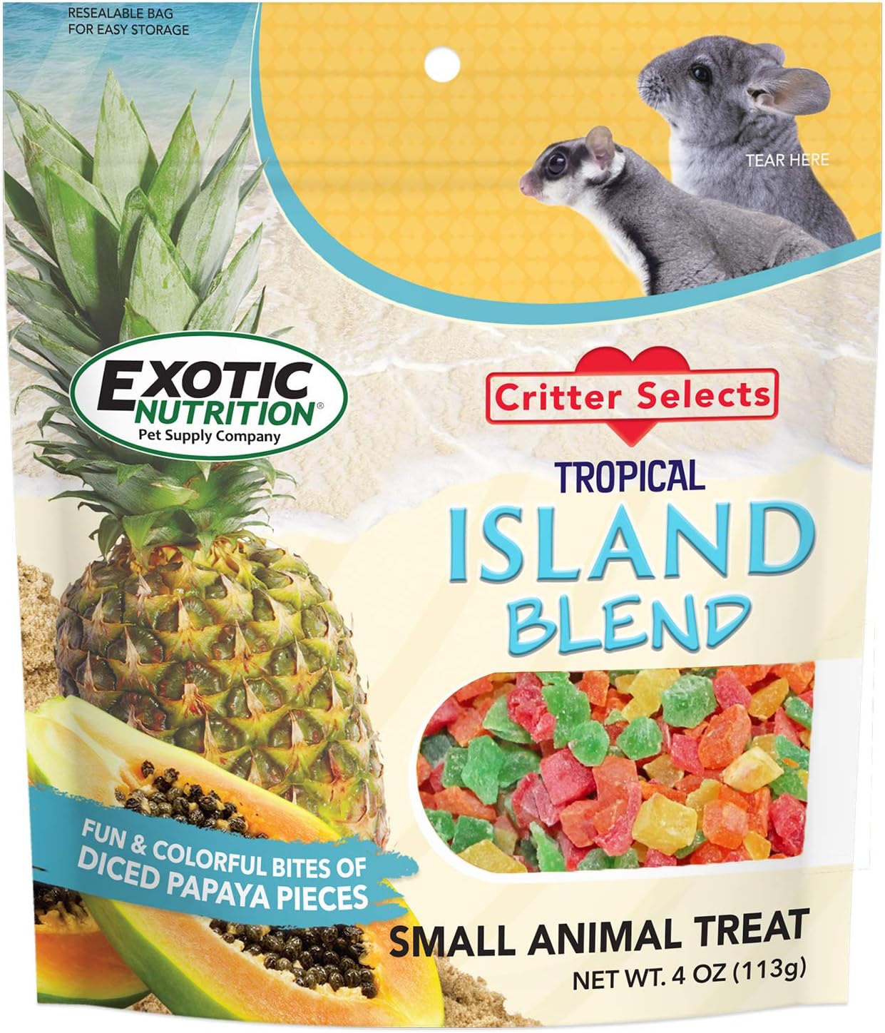 Island Blend Treat (8 oz.) Healthy Natural Dried Diced