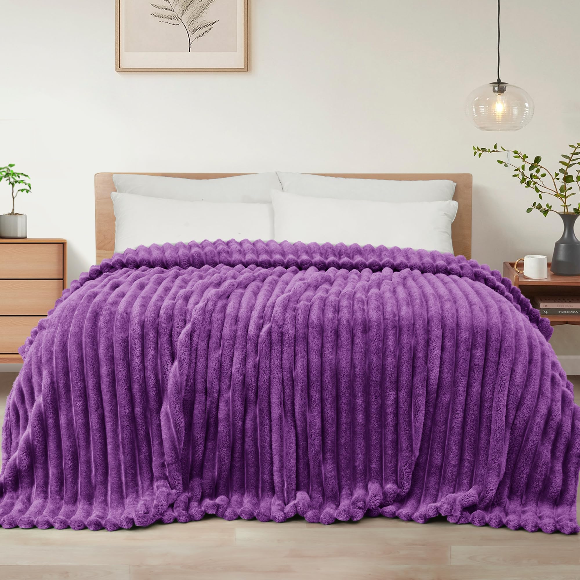 Exclusivo Mezcla Kuscheldecke Flauschig Fleecedecke Flanell Decke, Leichte und Warme Wohndecke Tagesdecke für Ganzjahreszeit