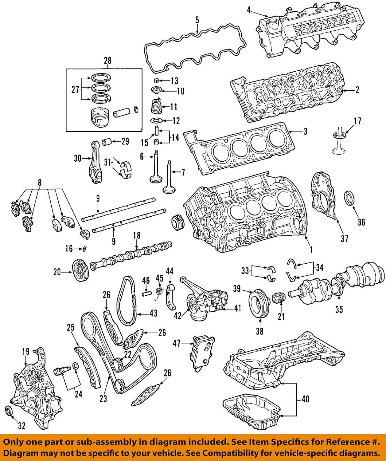 Mercedes-Benz 113 016 03 21, Engine Valve Cover Gasket