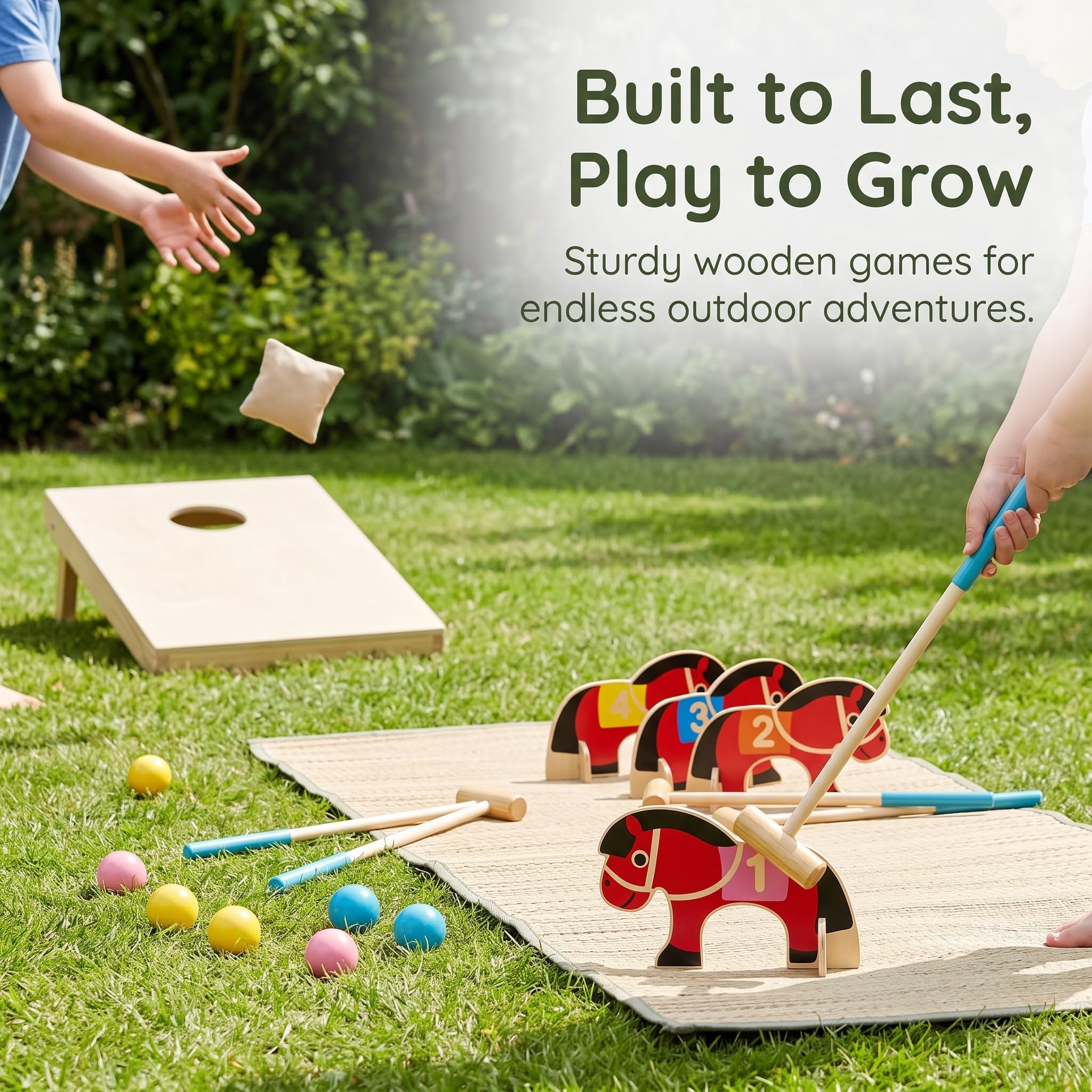 Outdoor Spiele für – Garten Spielzeug aus für en