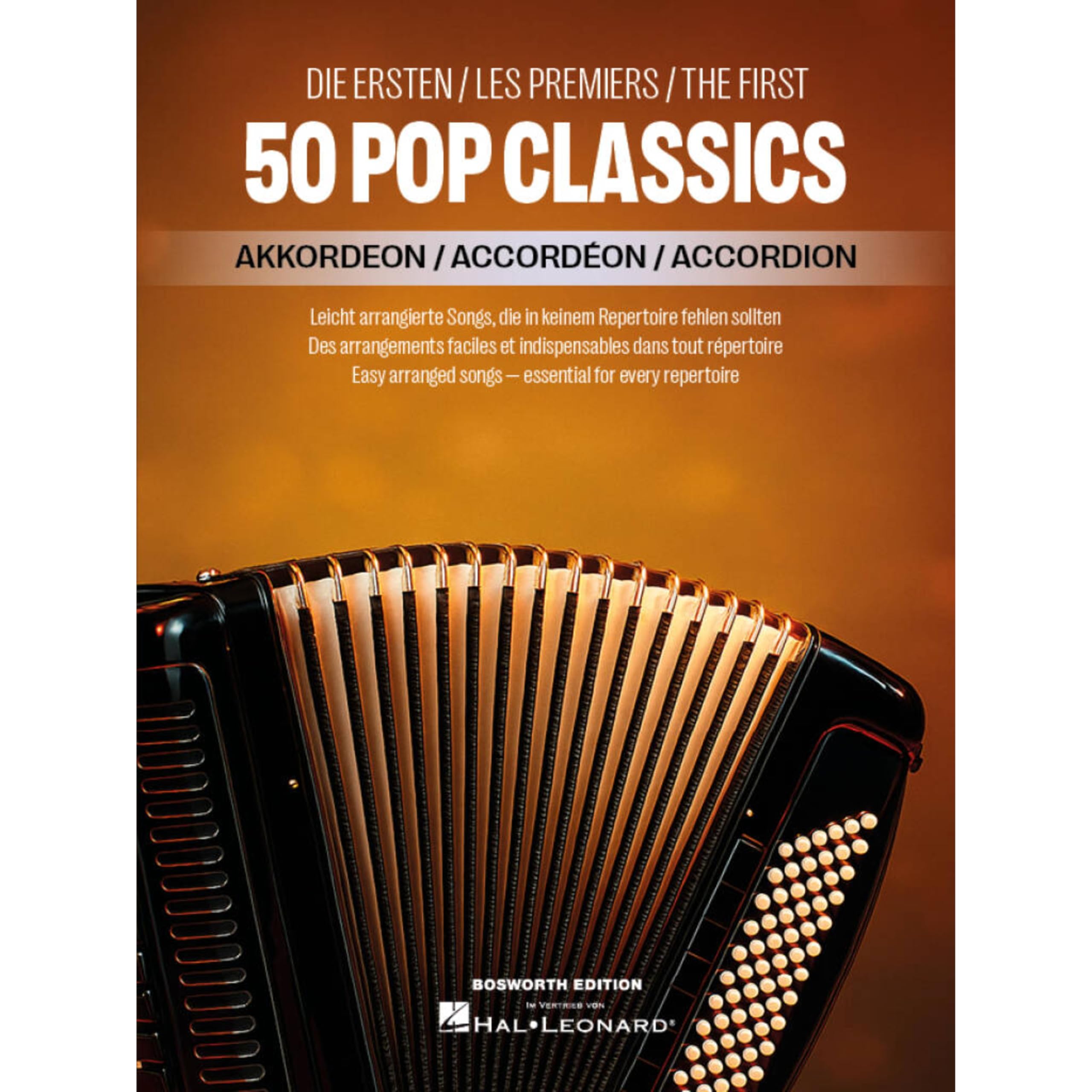 Die ersten 50 Pop Classics Akkordeon.