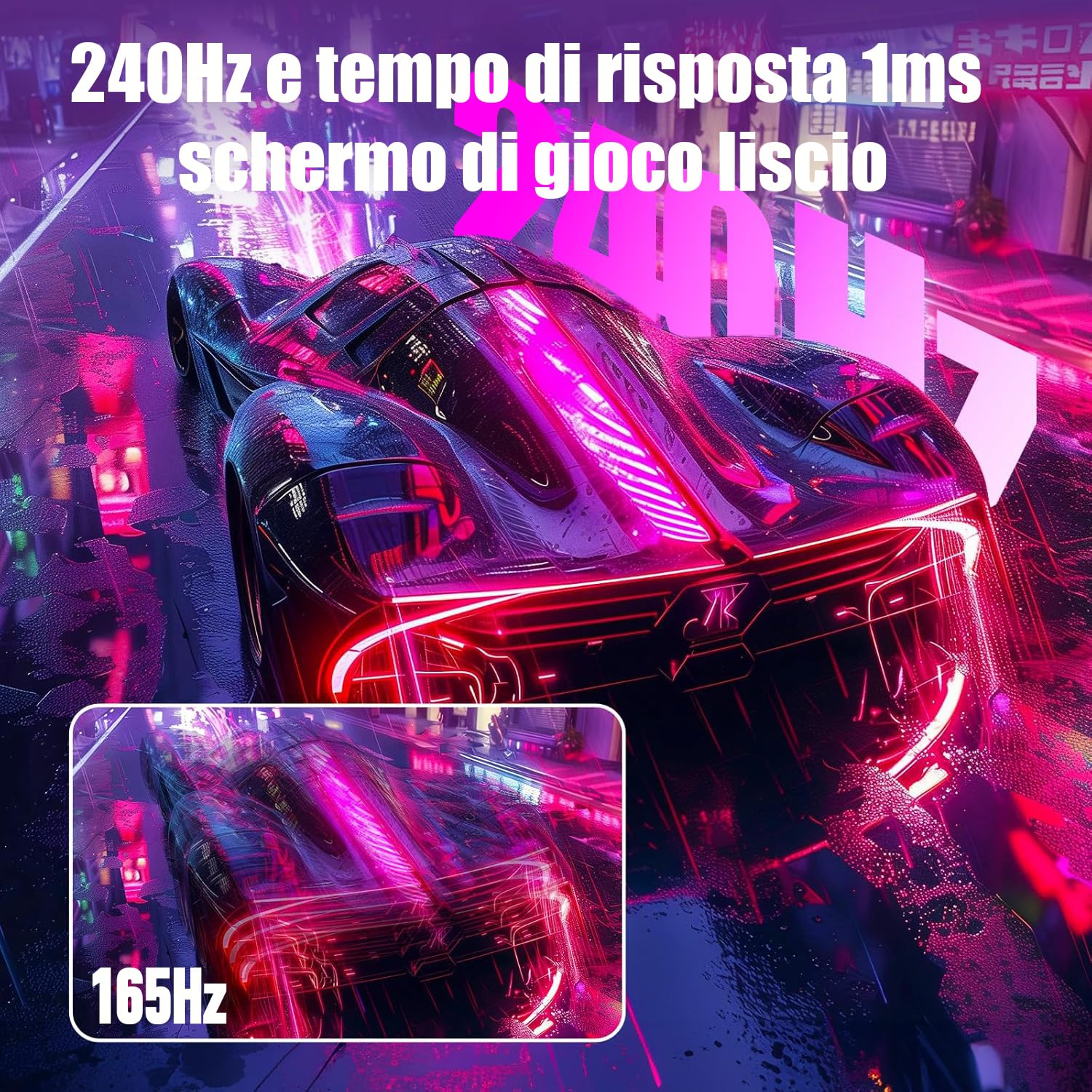 CRUA 27" Curved Gaming Monitor, 240Hz Full HD 1080P, 1800R Frameless Design, FreeSync, Eye Care, VESA Compatible