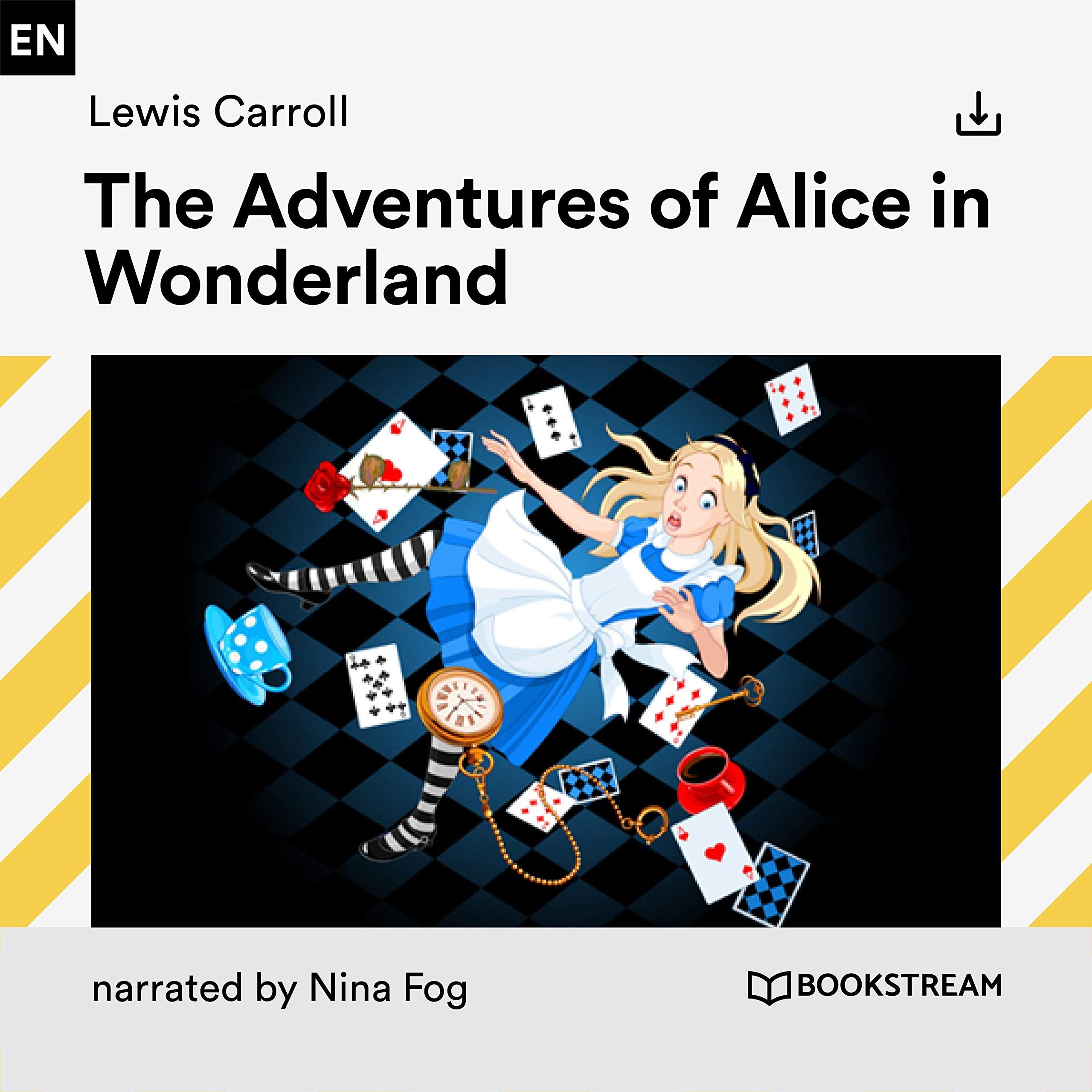 Cover art for The Adventures of Alice in Wonderland