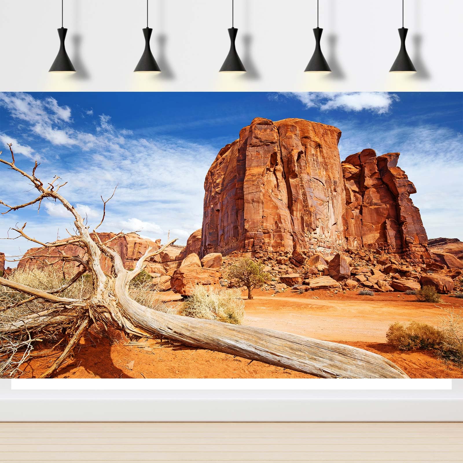 Terrarium Hintergrund Sandstein-Felsen – 120x60 Cm Vinyl, Für Reptilien & Aquarien, Wüsten-Landschaft