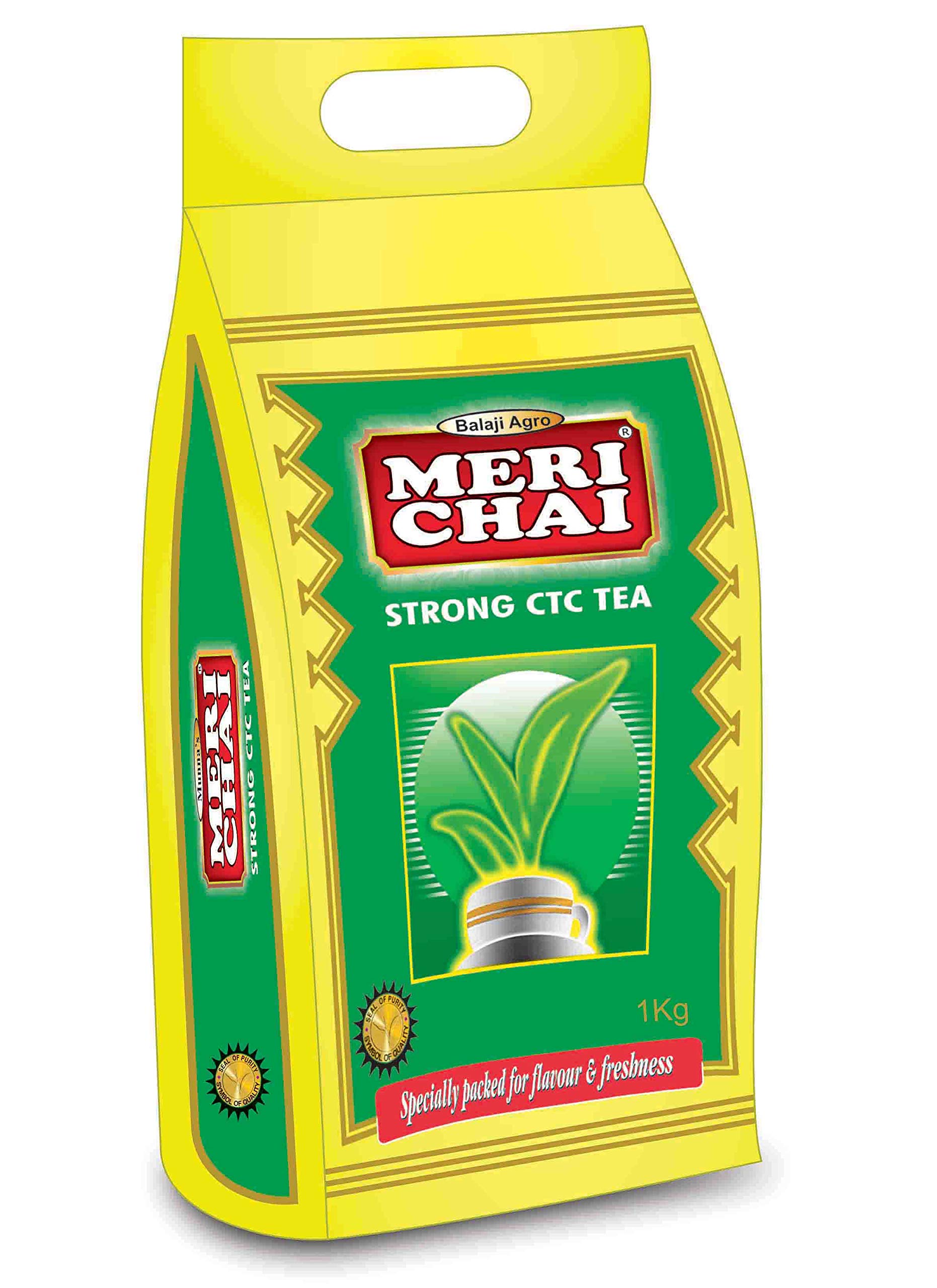 MERI CHAI Strong CTC Tea 1kg Pouch