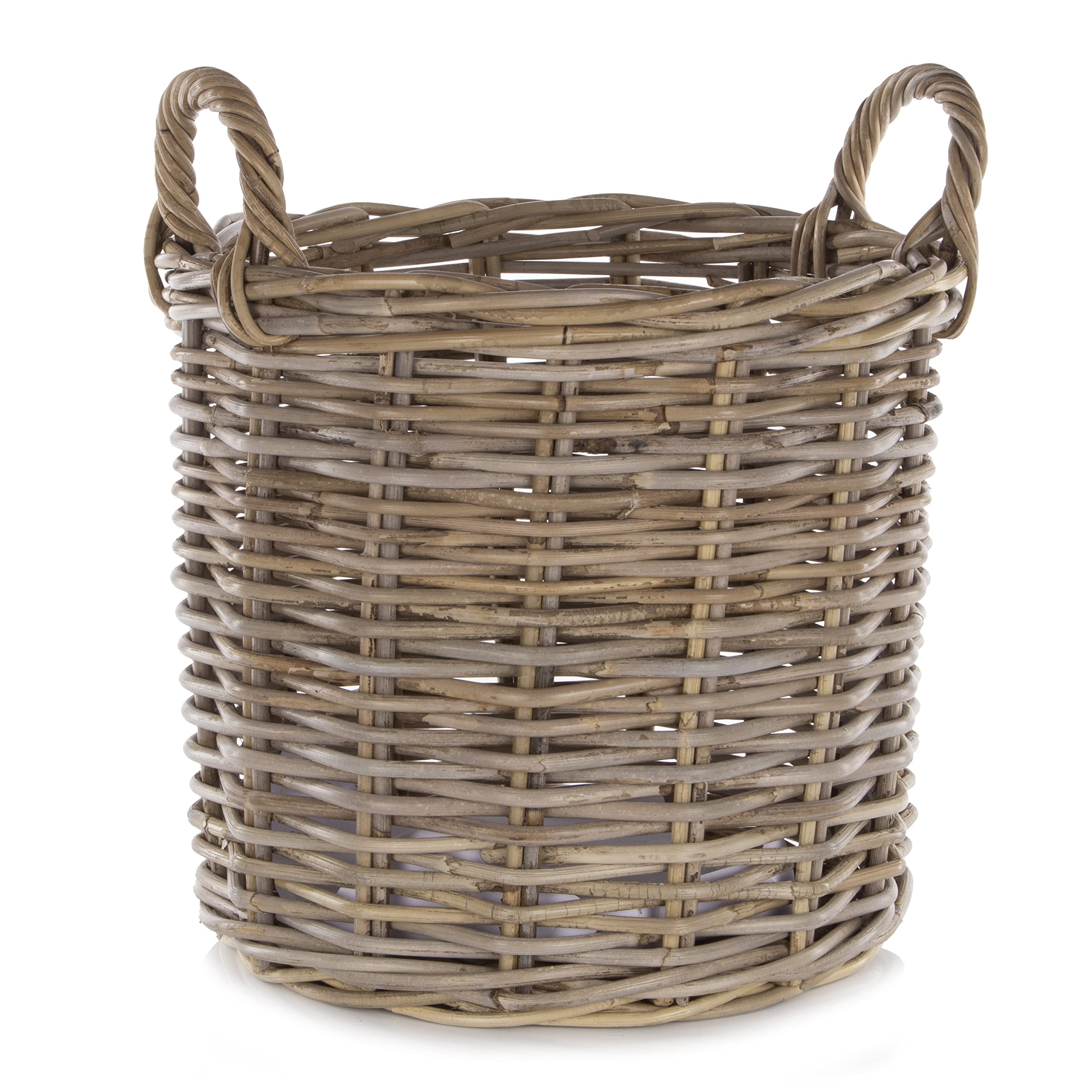 Medium Round Log Basket - Virginia Hayward Hampers - Free UK Next Day Delivery
