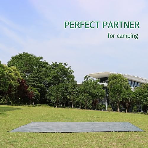 Miniatura 7 de Lona de camping impermeable con bolsa de transporte para debajo de la tienda, huella ultraligera para tienda de campaña en el suelo, senderismo (82