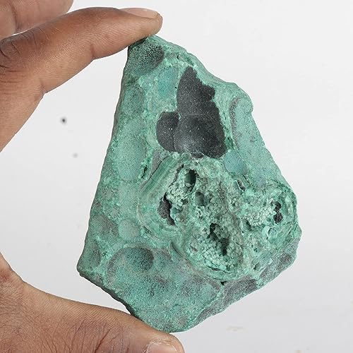 Miniatura 3 de GEMHUB Piedra preciosa de malaquita verde suelta grado AAAA 2002.50 Ct certificada para piedra curativa de cristal Wicca y Reiki..