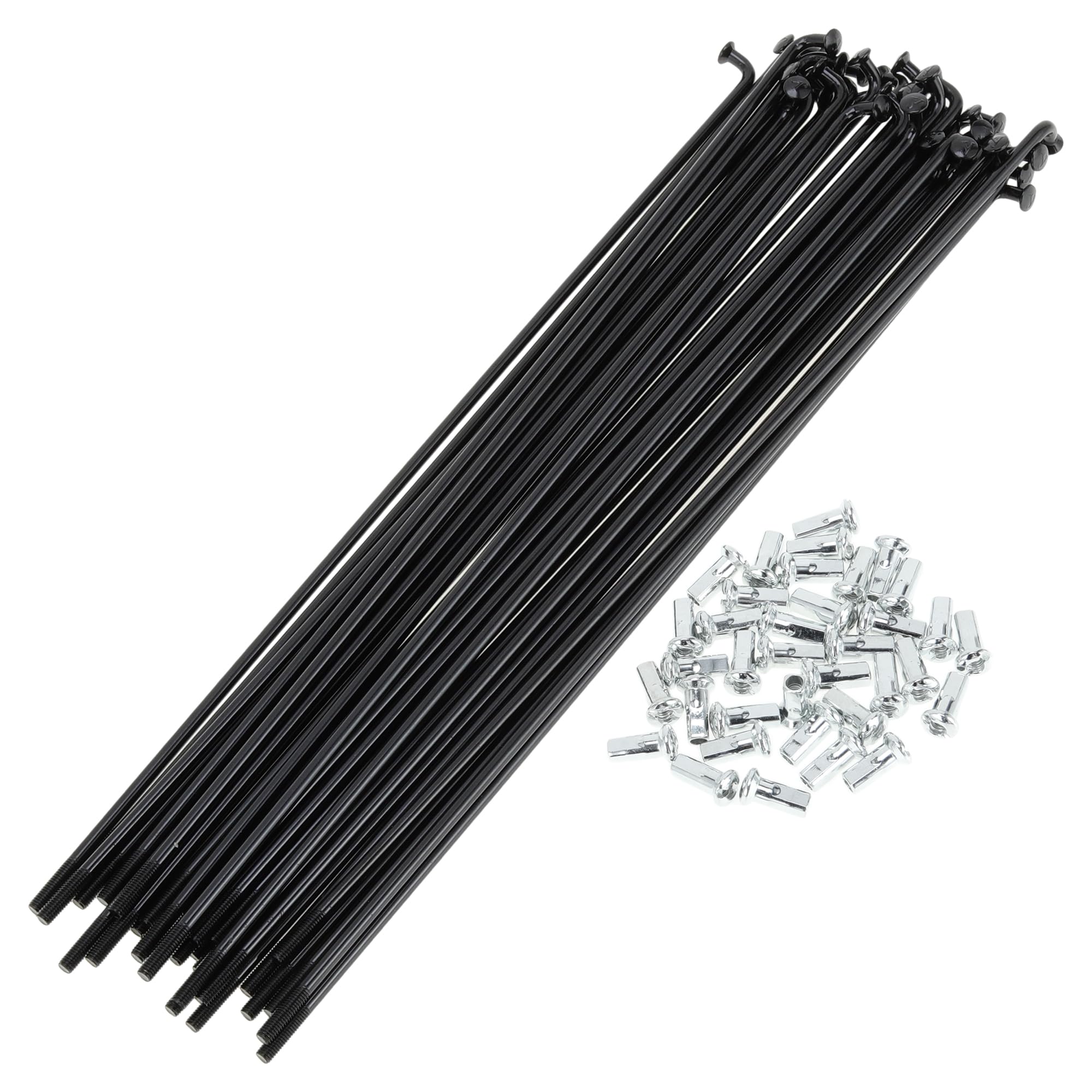 RATCHROLL 12G 203mm Length Bicycle Wheel Spokes Nipple Carbon Steel