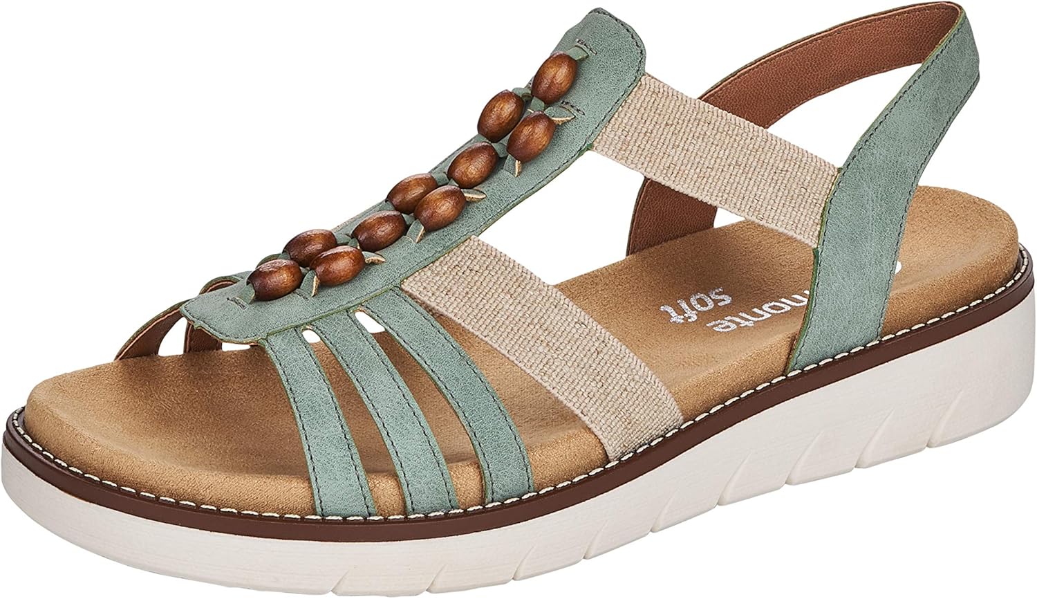 Amazon.com: Remonte Damen-Sandalette-F1/2 hellgrün (71), Gr. 43 : Everything Else