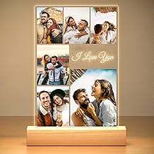 Custom Picture Frame, Personalized Photo Frame, Customized Picture Frames, Personalized Valentines Day Gifts for Her Him Women Men Girlfriend Boyfriend Mom Dad Couple Baby Kid Family Pet