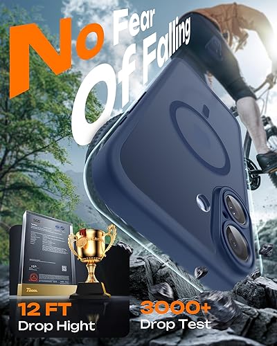 Miniatura 363 de TOCOL Funda magnética para iPhone 15 Pro Max, protección completa mejorada de la cámara, compatible con Magsafe, protección contra caídas, funda