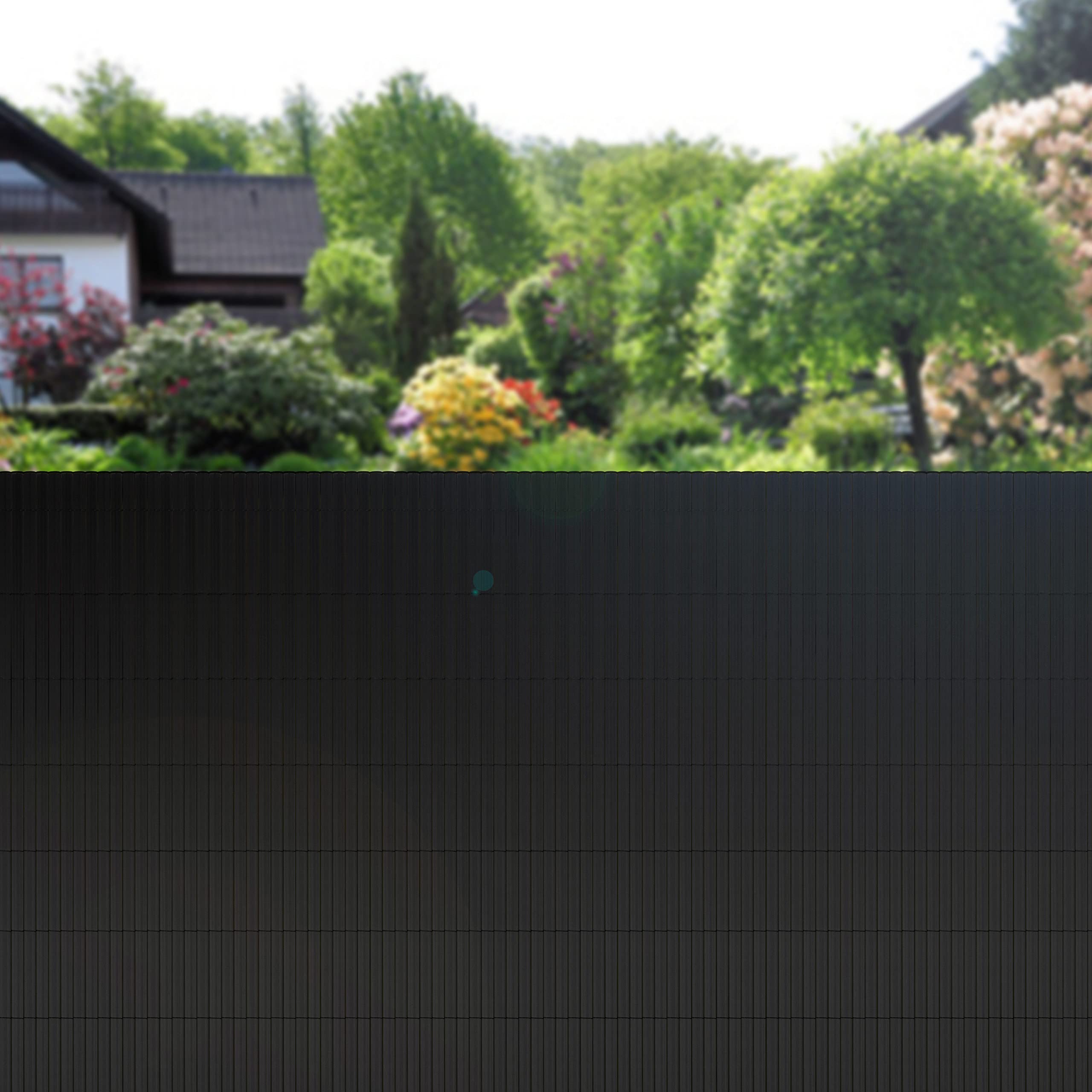 KESSER Pare-Vue PVC Clôture Revêtement Balcon Paravent Lames renforcées résistantes intempéries 80 x 300 cm