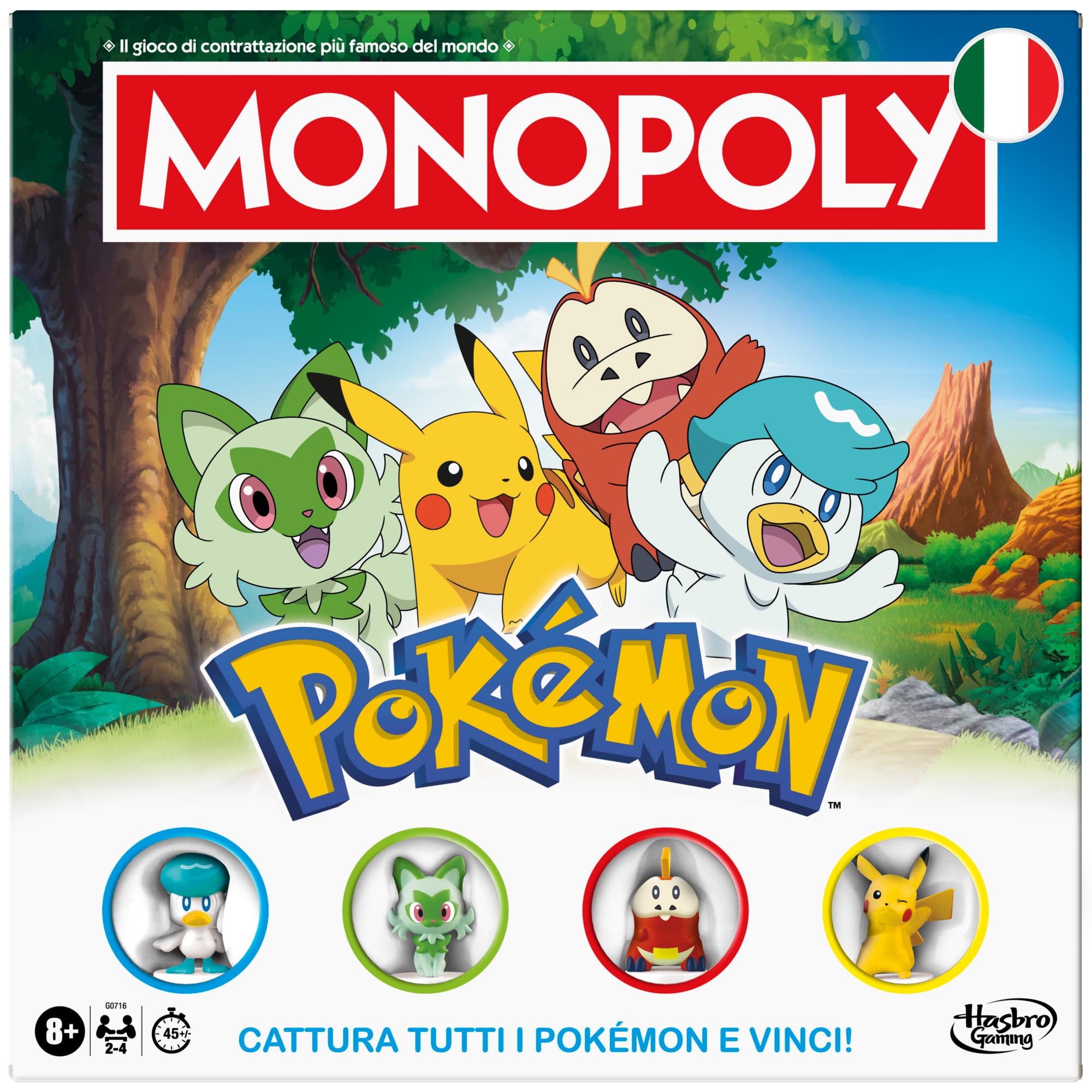 Monopoly Pokémon Edition, gioco da tavolo - Versione italiana