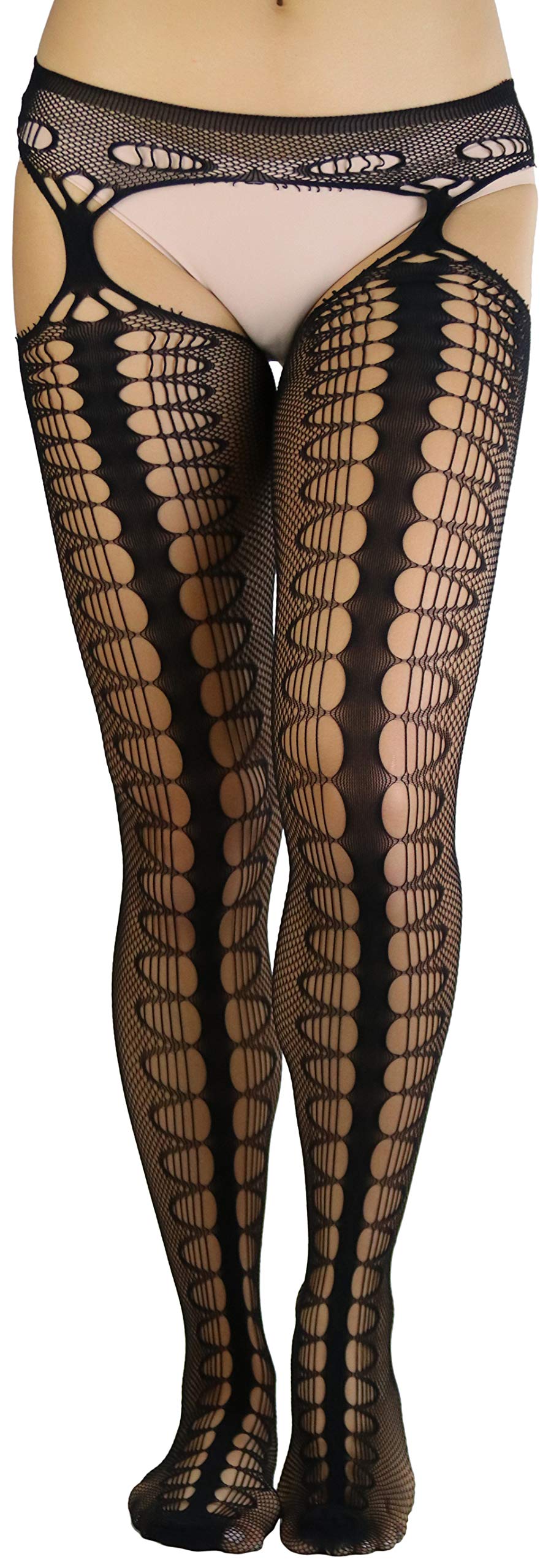 ToBeInStyle Women's Suspender Pantyhose