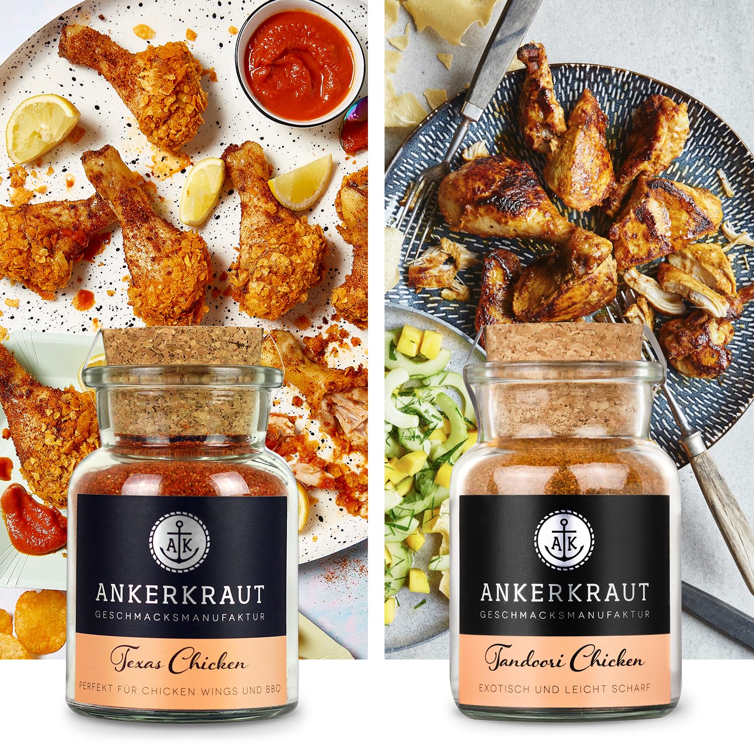 Ankerkraut Meal-Prep Gewürz-Set mit 12 Gewürzen, lecker & abwechslungsreich kochen, für Hühnchen, Gemüse, Reis & Co., bis zu 220 verschiedene Geschmackskombinationen