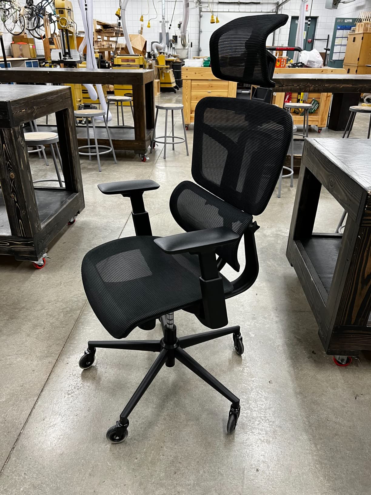 31/mo Finance Ergonomic Office Chair, High Back Mesh Desk Chair with Liftable Backrest