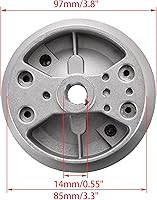 Vista 2 de WOOSTAR Volante de Reemplazo para SYX MOTO 2 Tiempos 47cc 49cc 50cc Bicicleta de Cross Mini Bicicleta de Bolsillo China ATV 4 Ruedas Quad