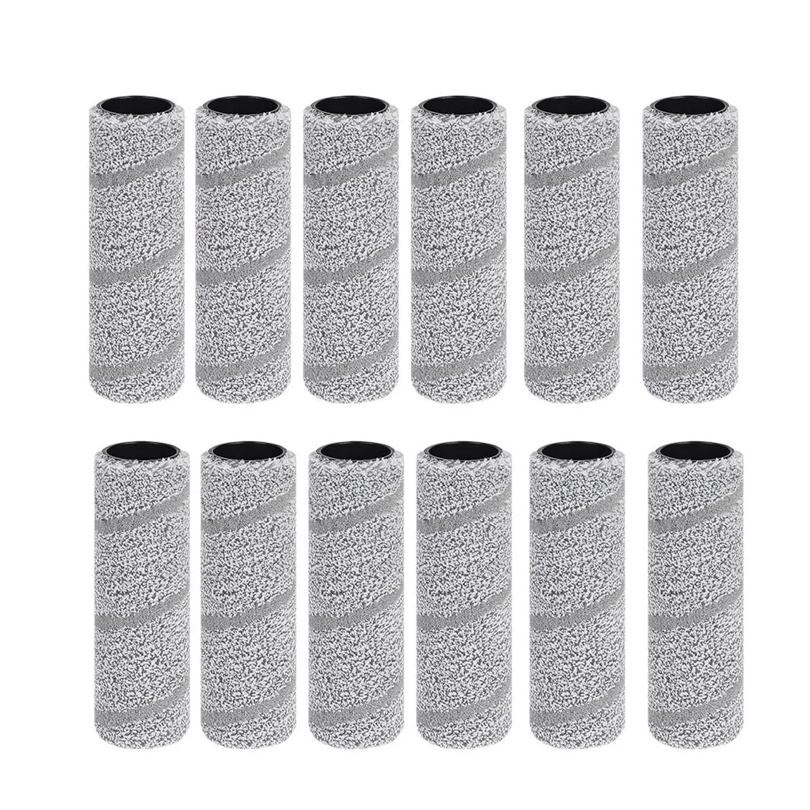 Xiaoqiangqiang 12Pcs Compatible With Ecovacs X11, X9 Pro Omni, X8 Pro Omni, T80 Omni, T80 Pro Omni, T80s, Yeedi S14 Plus. Mop Roller Cloth Brush Parts